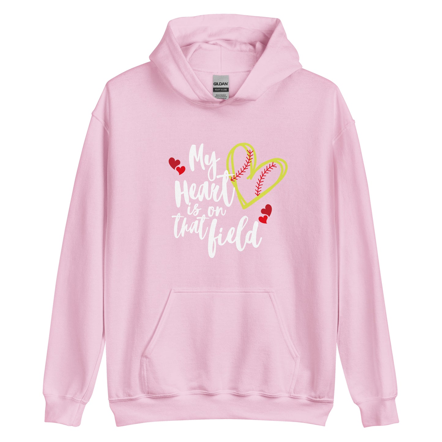 MY Heart is on that Field Unisex Hoodie