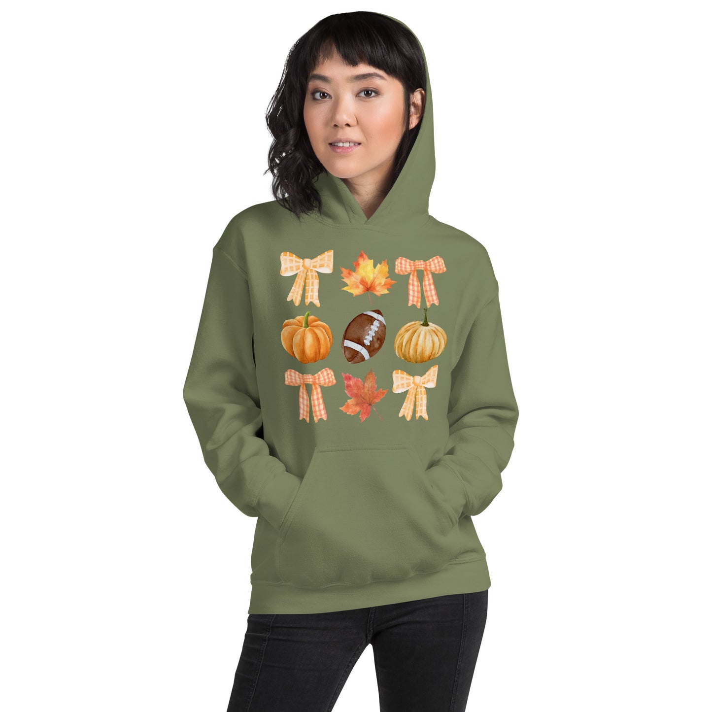 Fall Faves Football Unisex Hoodie