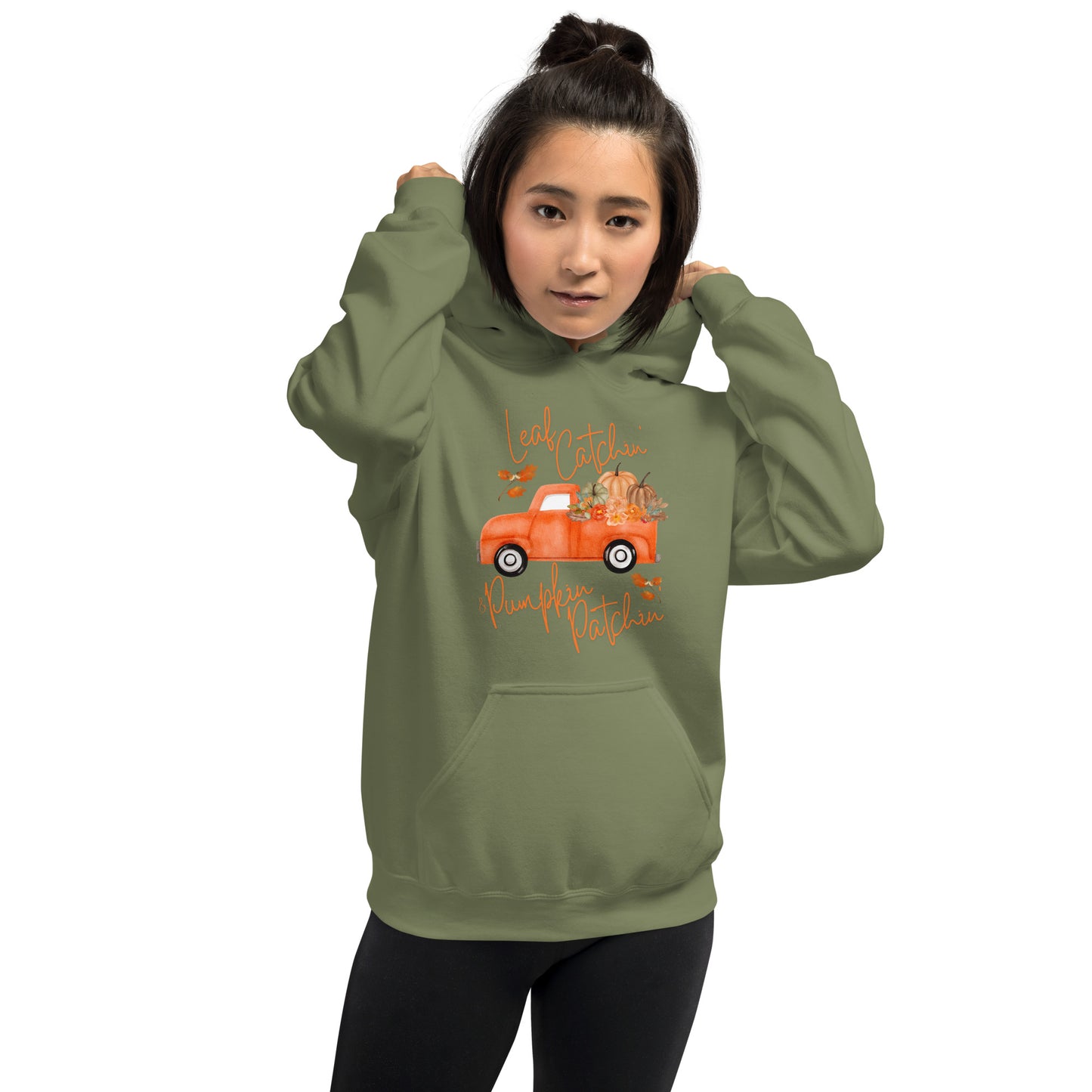 Leaf Catchin' & Pumpkin Patchin' Unisex Hoodie