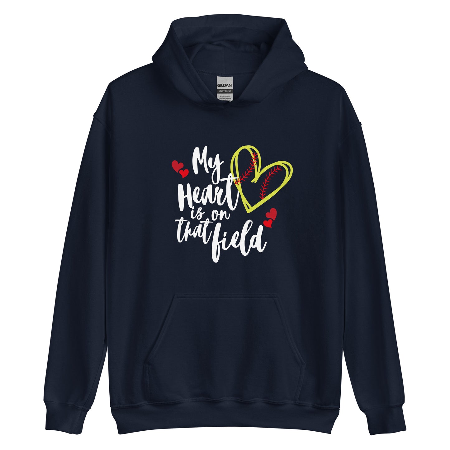 MY Heart is on that Field Unisex Hoodie
