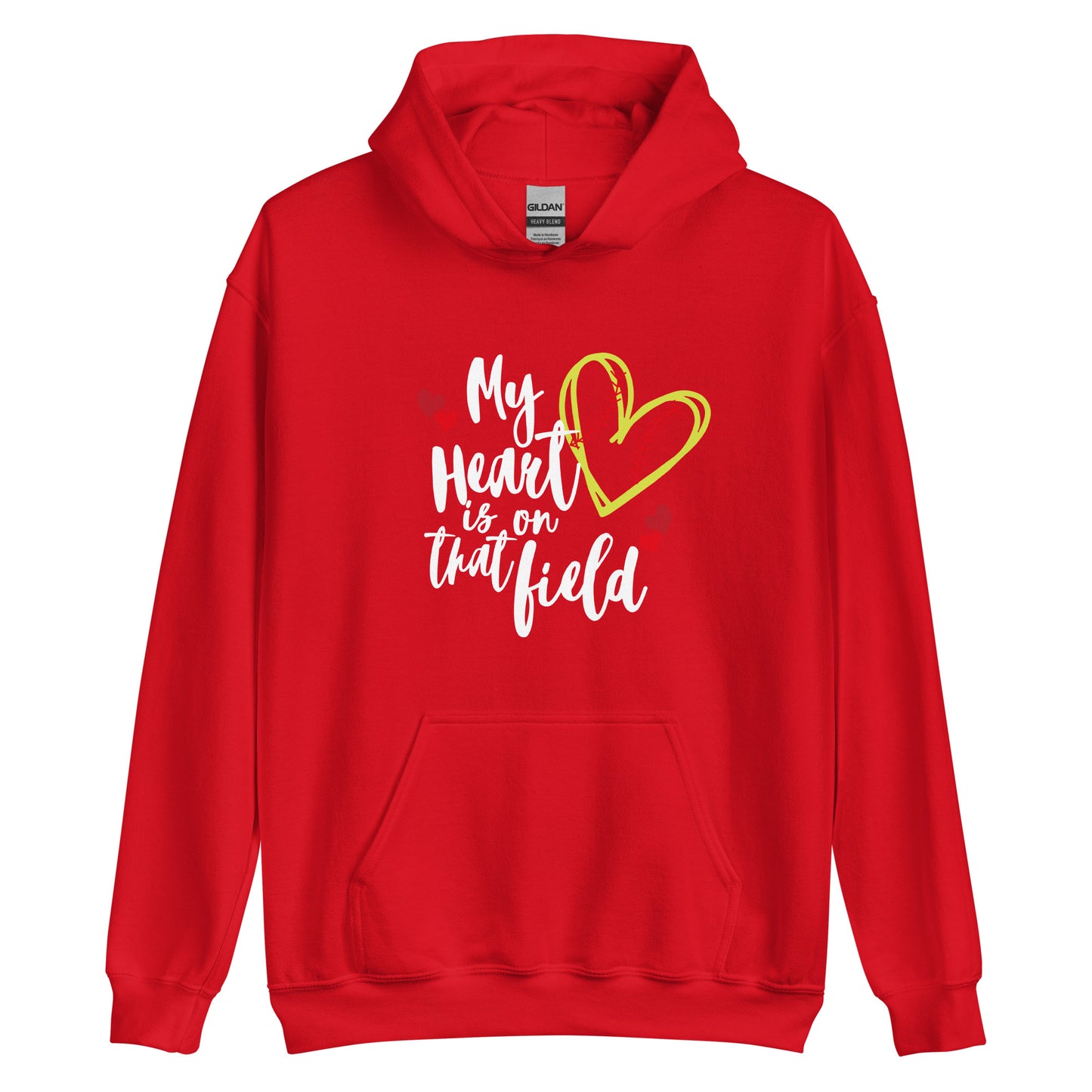 MY Heart is on that Field Unisex Hoodie