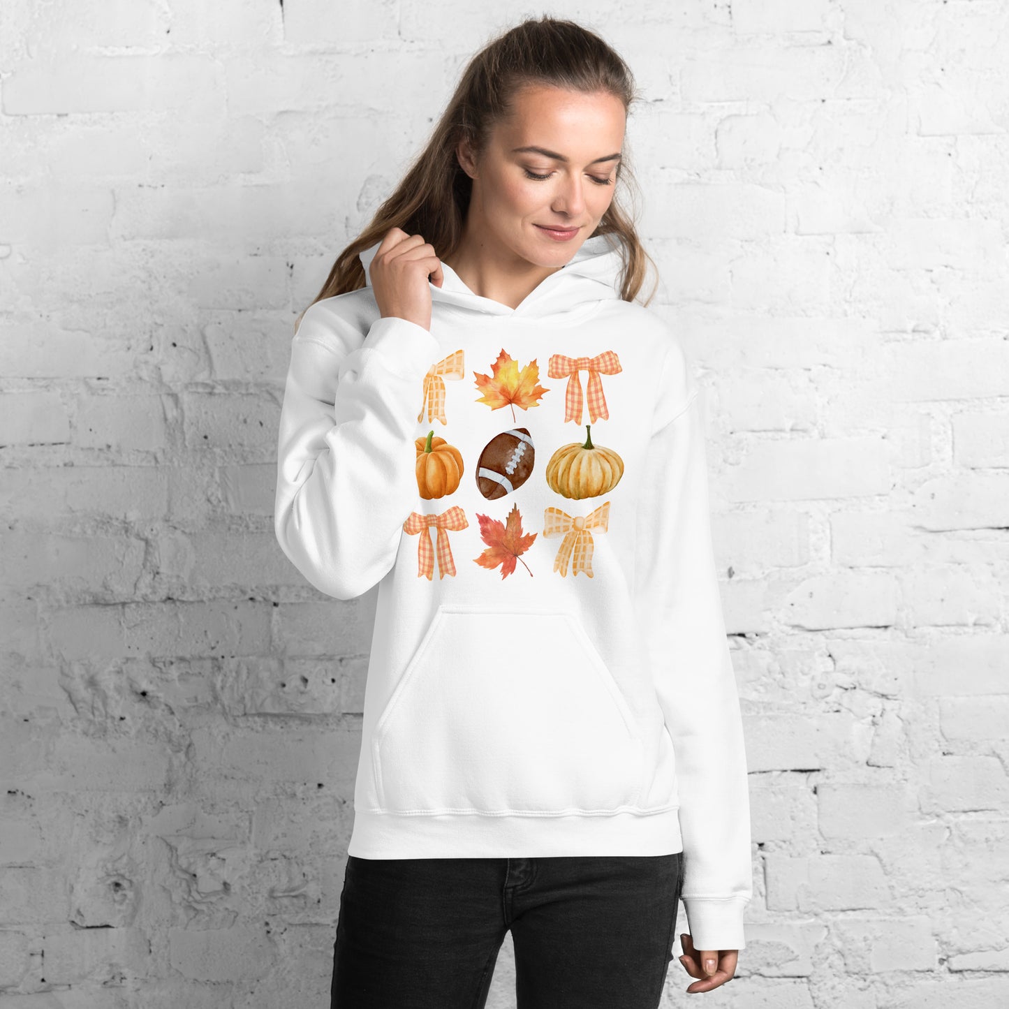 Fall Faves Football Unisex Hoodie