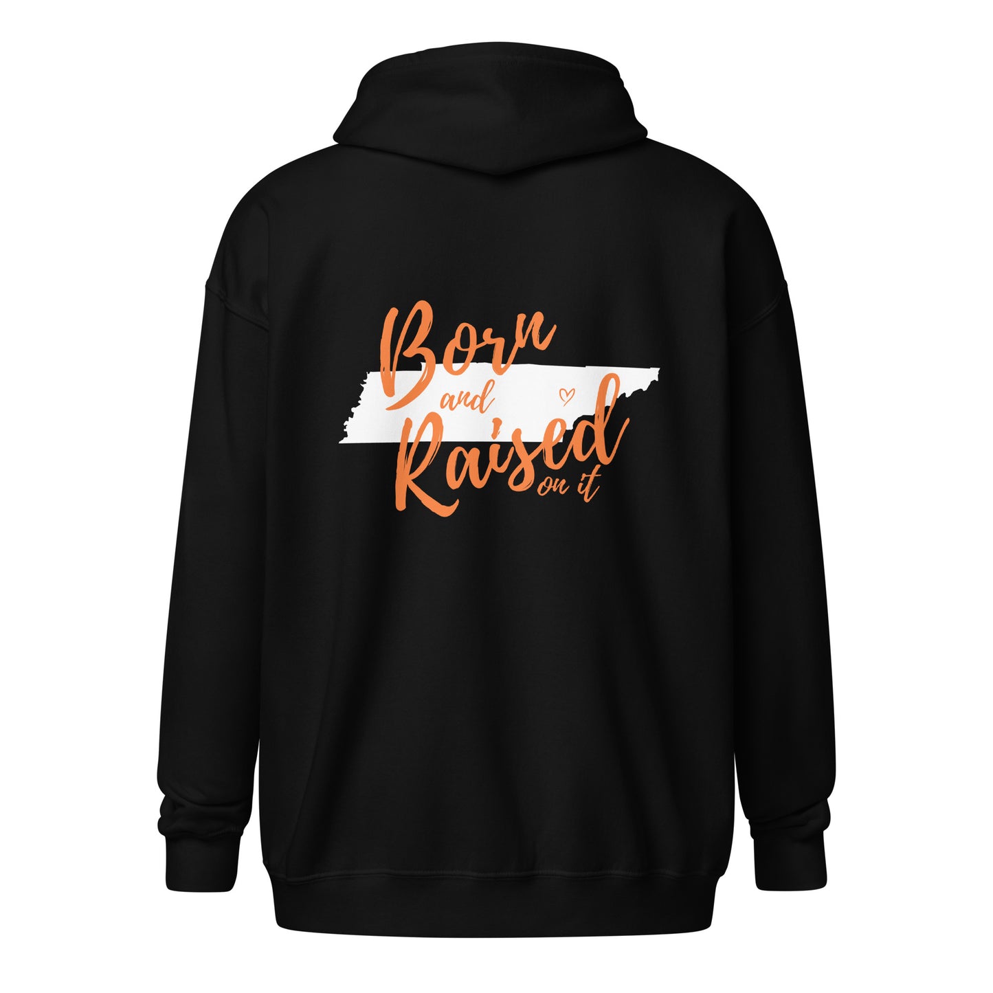 Born and Raised TN Unisex heavy blend zip hoodie