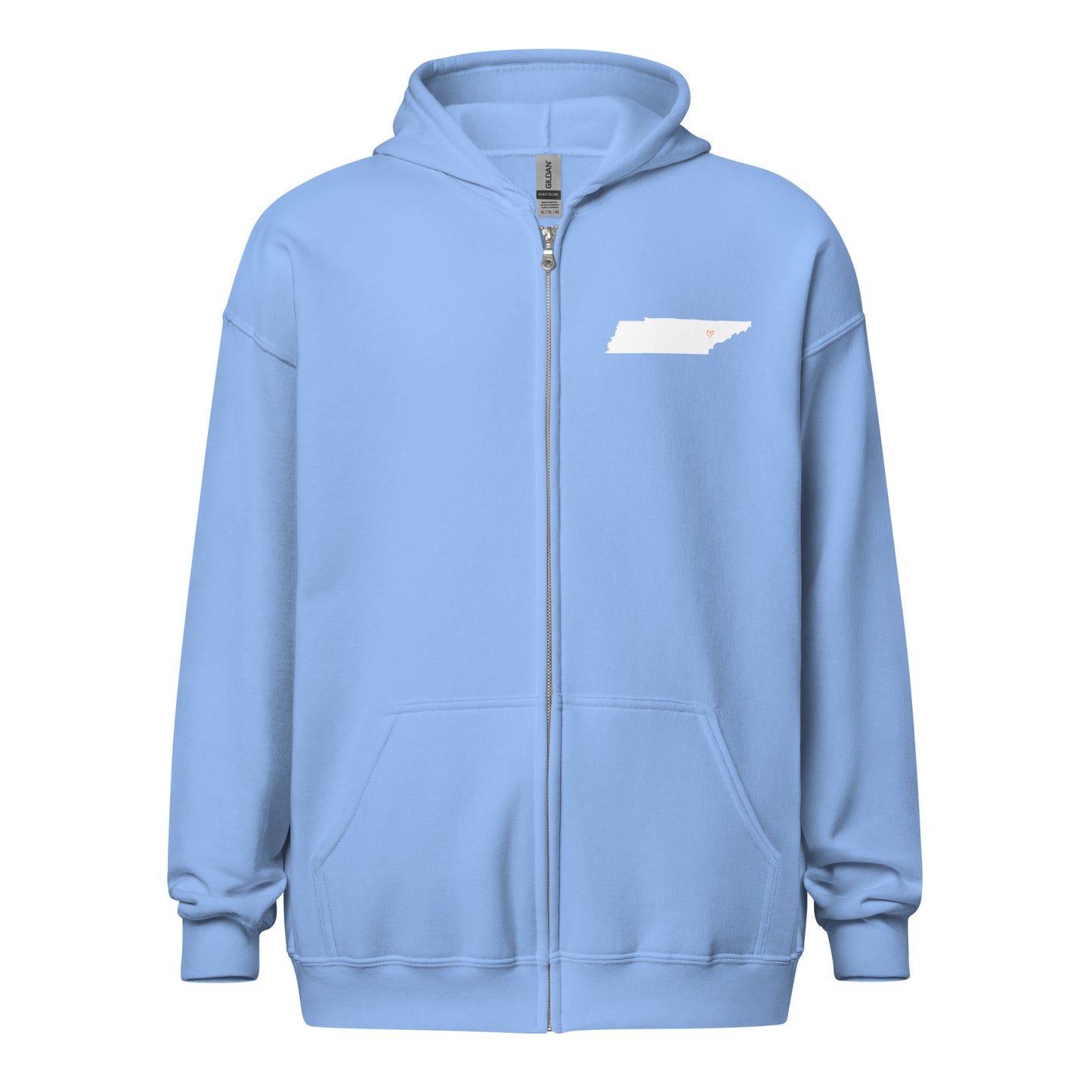 Born and Raised TN Unisex heavy blend zip hoodie