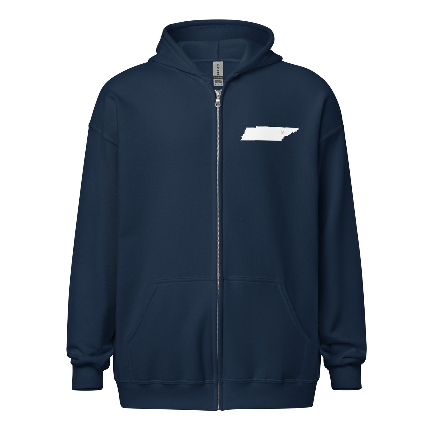 Born and Raised TN Unisex heavy blend zip hoodie