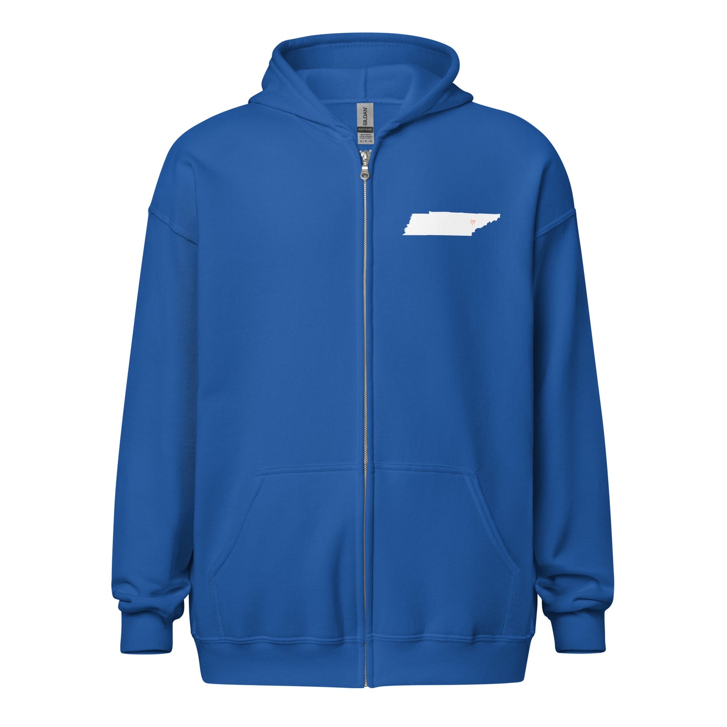 Born and Raised TN Unisex heavy blend zip hoodie