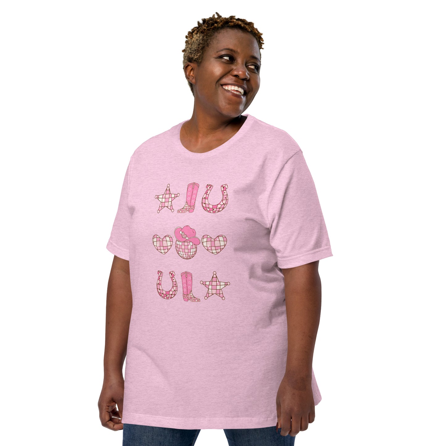 Disco Cowgirl Unisex t-shirt