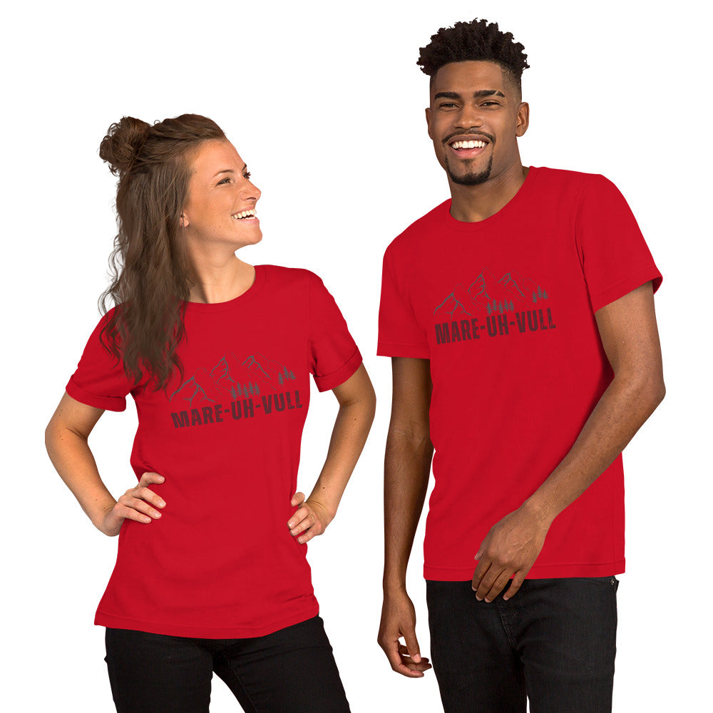 MARE-UH-VULL Unisex t-shirt