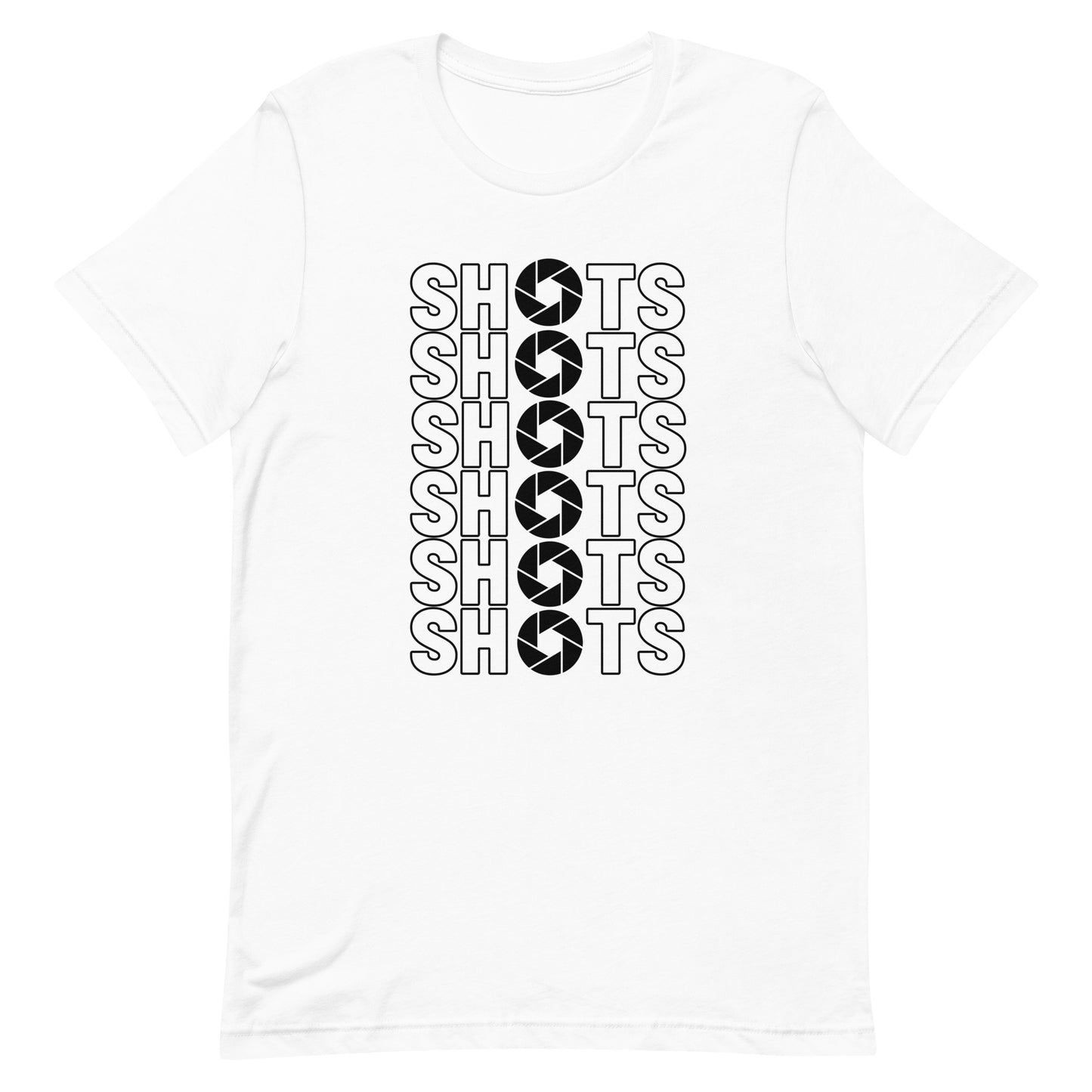 SHOTS Black Unisex t-shirt
