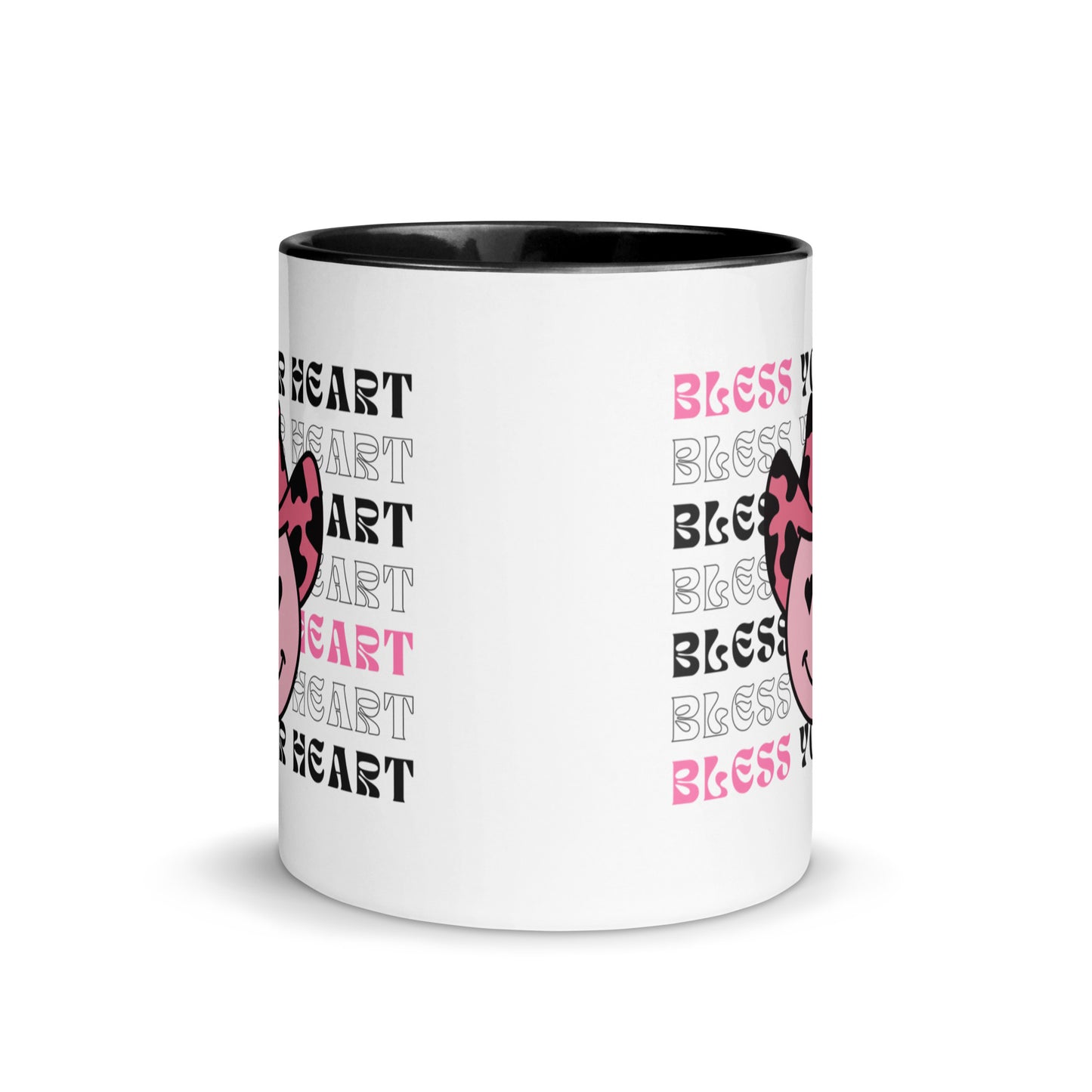 Bless your Heart - Smiley Mug with Color Inside
