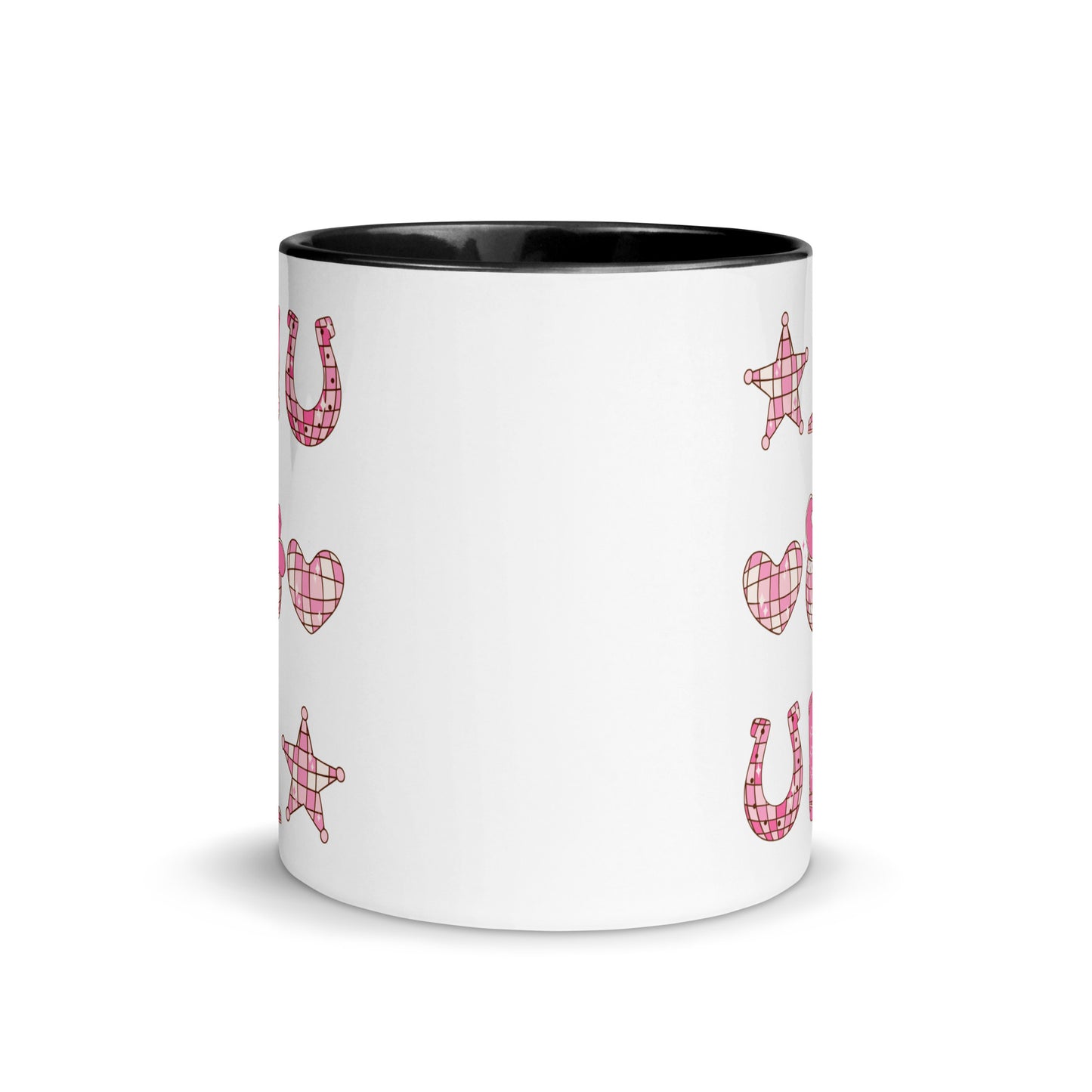 Disco Cowgirl Mug with Color Inside
