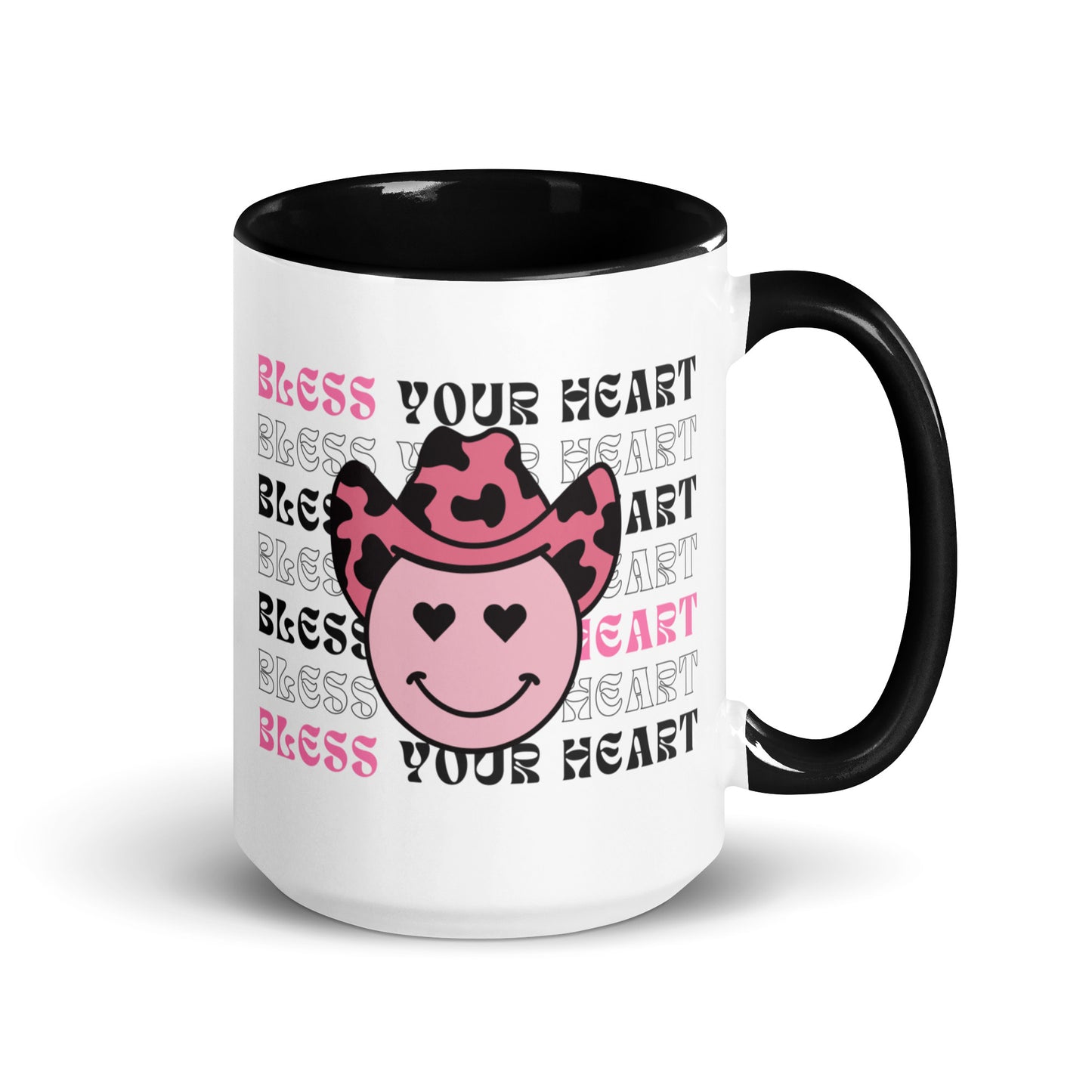 Bless your Heart - Smiley Mug with Color Inside
