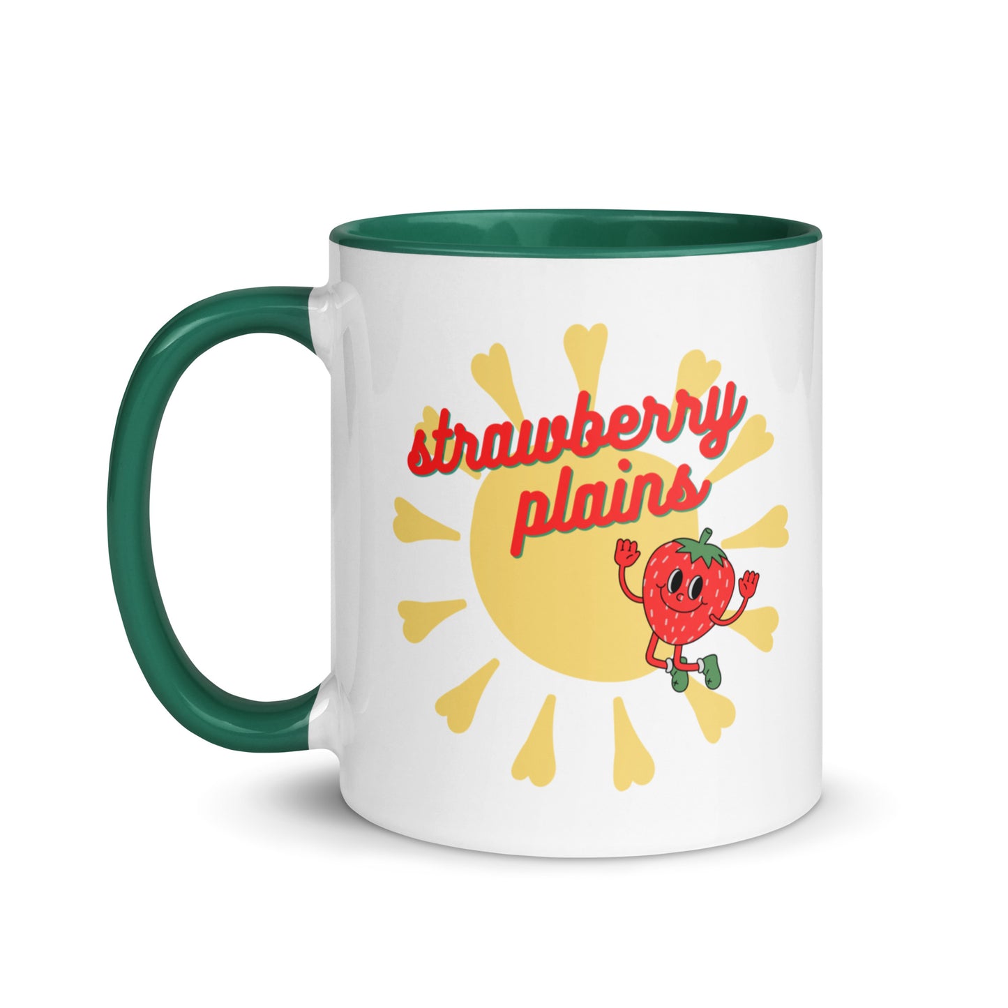 Strawberry Plains Sunshine Mug with Color Inside