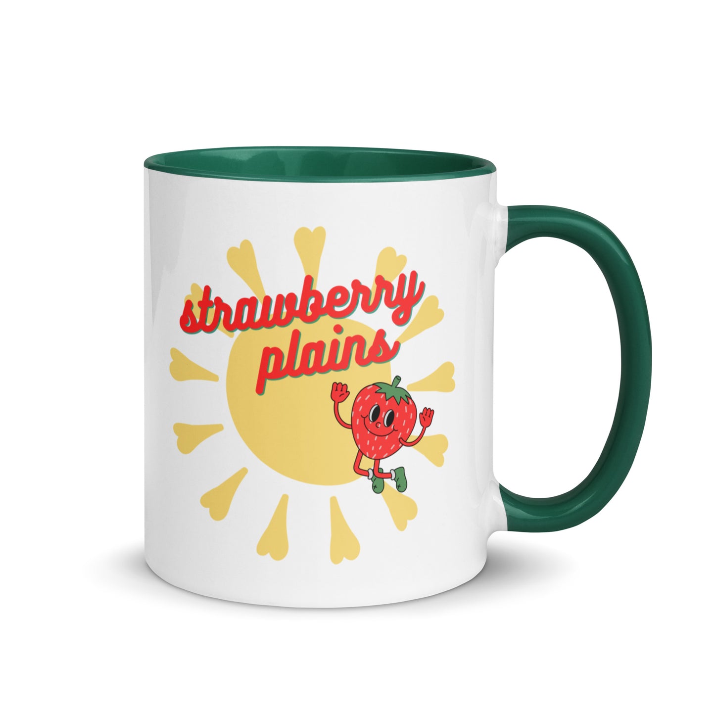 Strawberry Plains Sunshine Mug with Color Inside