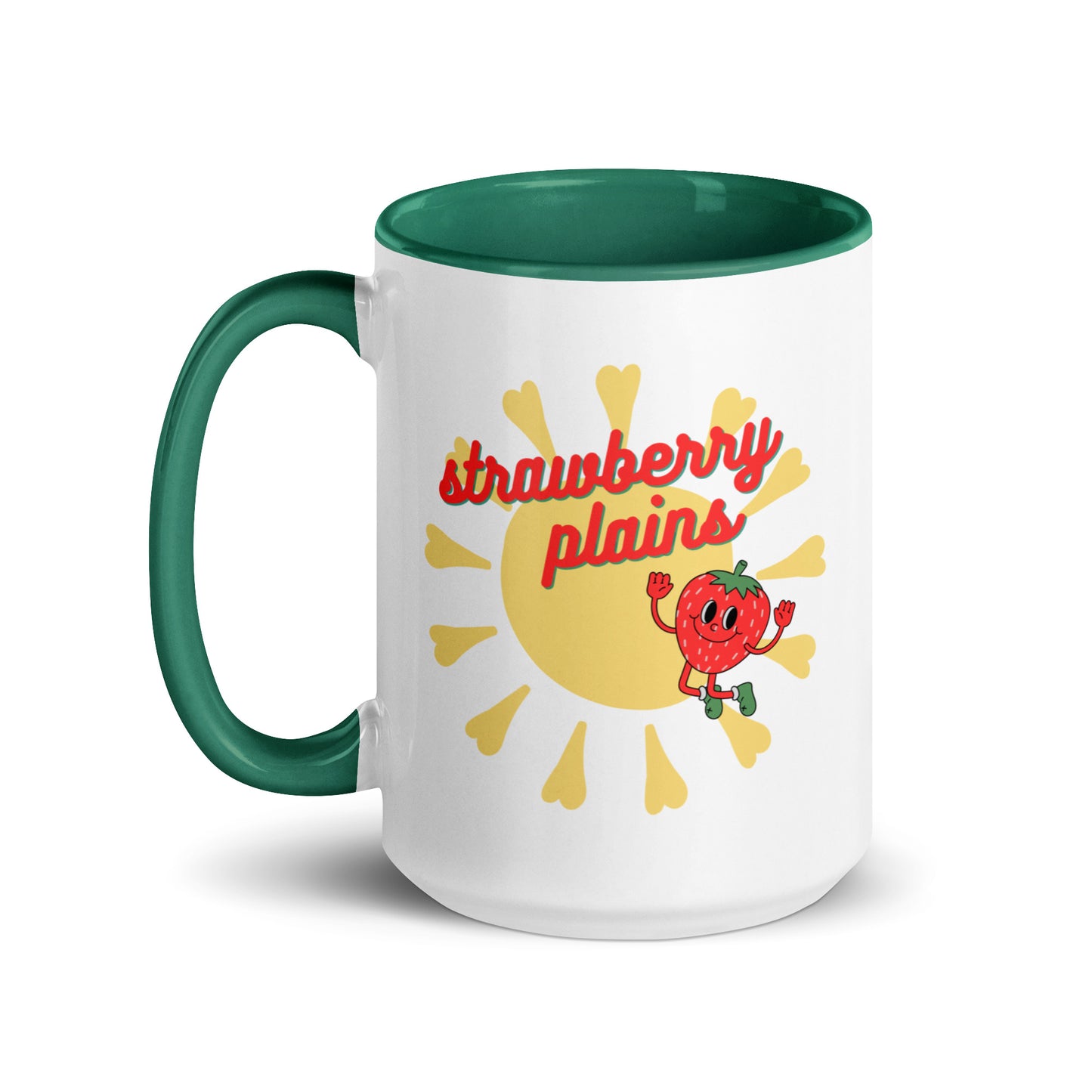 Strawberry Plains Sunshine Mug with Color Inside