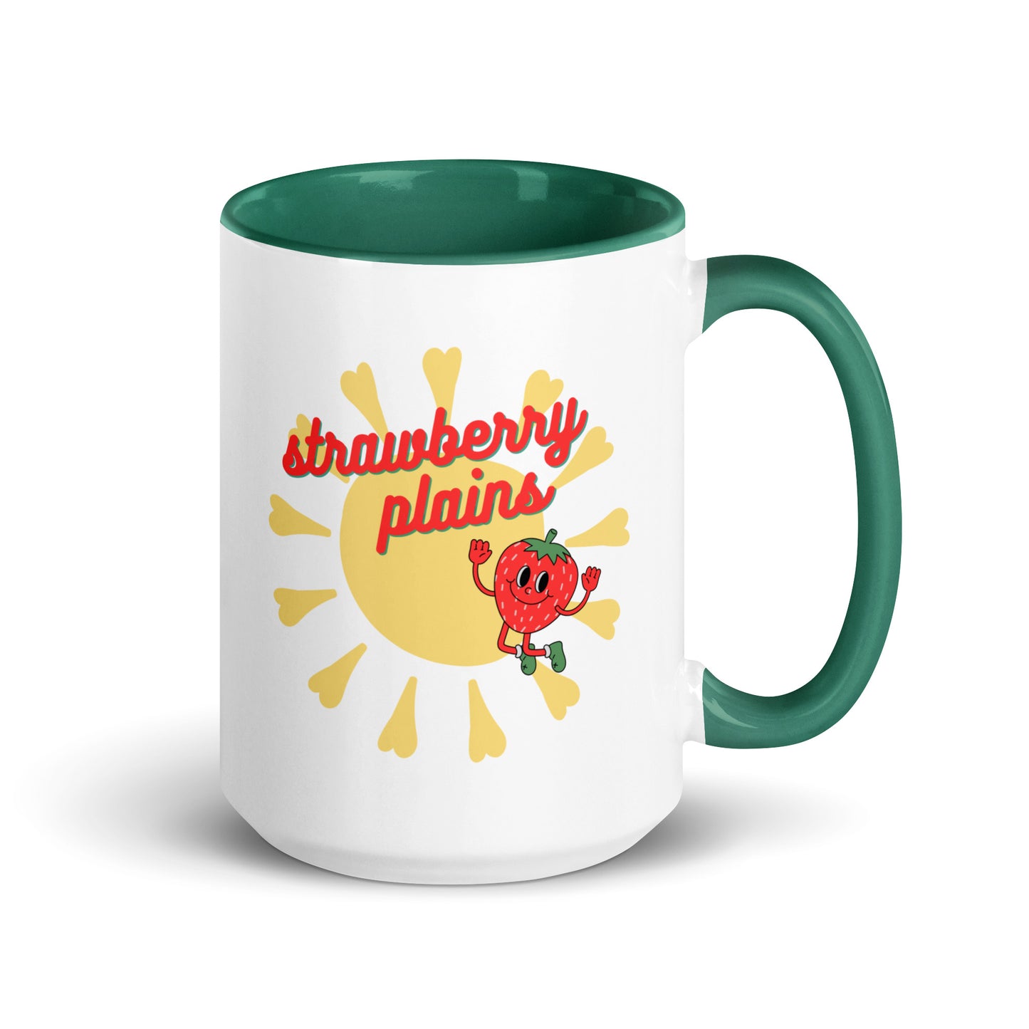 Strawberry Plains Sunshine Mug with Color Inside