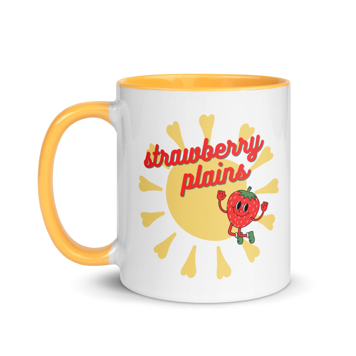 Strawberry Plains Sunshine Mug with Color Inside