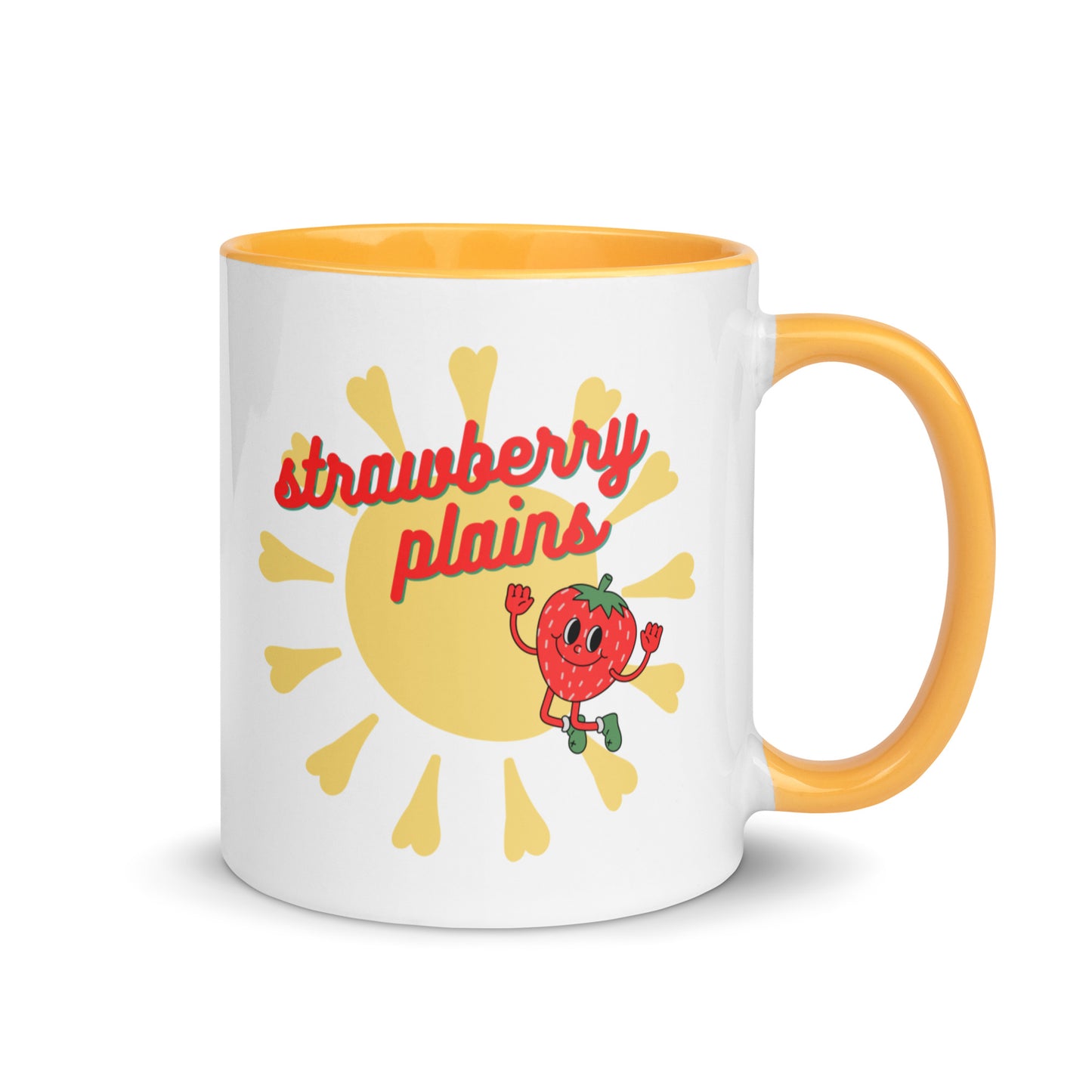 Strawberry Plains Sunshine Mug with Color Inside