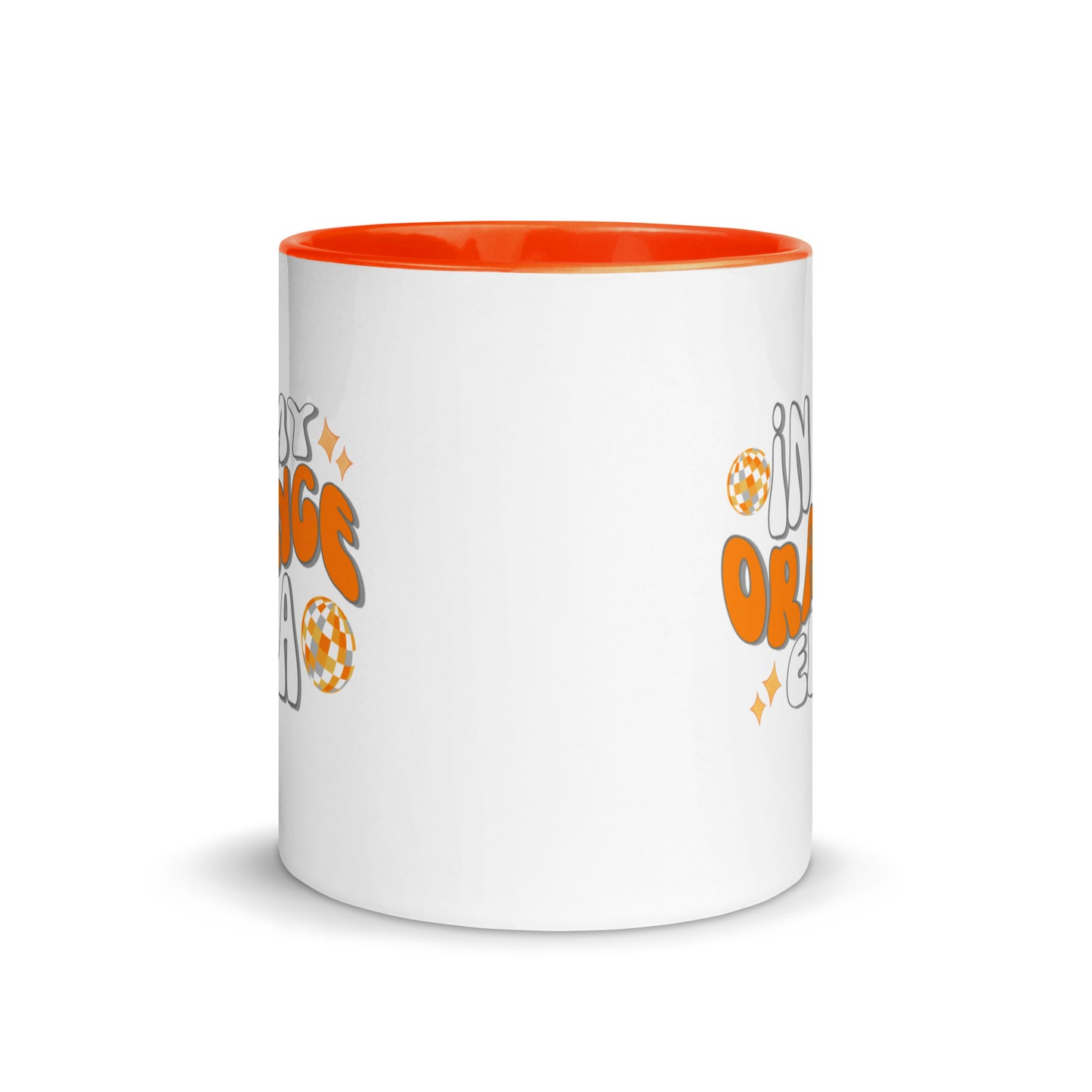 In my ORANGE ERA Mug with Color Inside