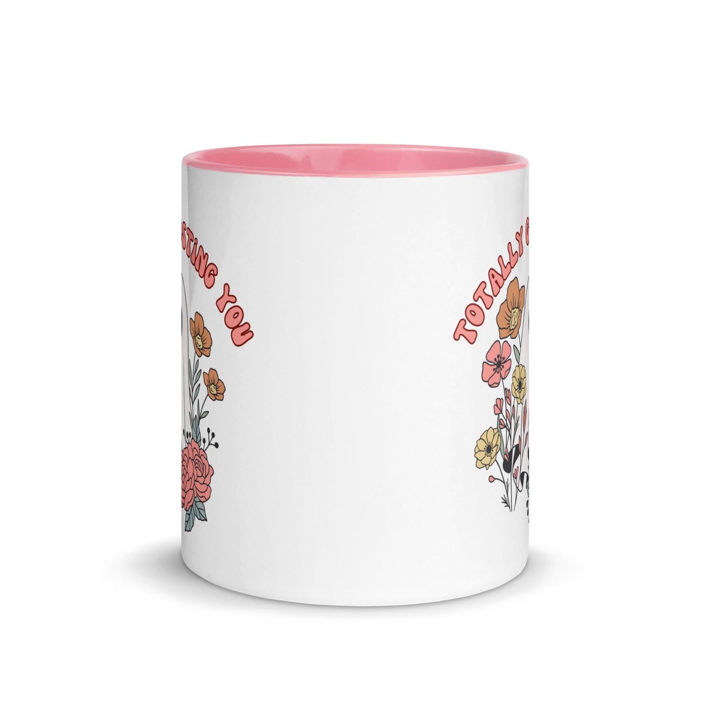 Totally Ghosting You Mug with Color Inside