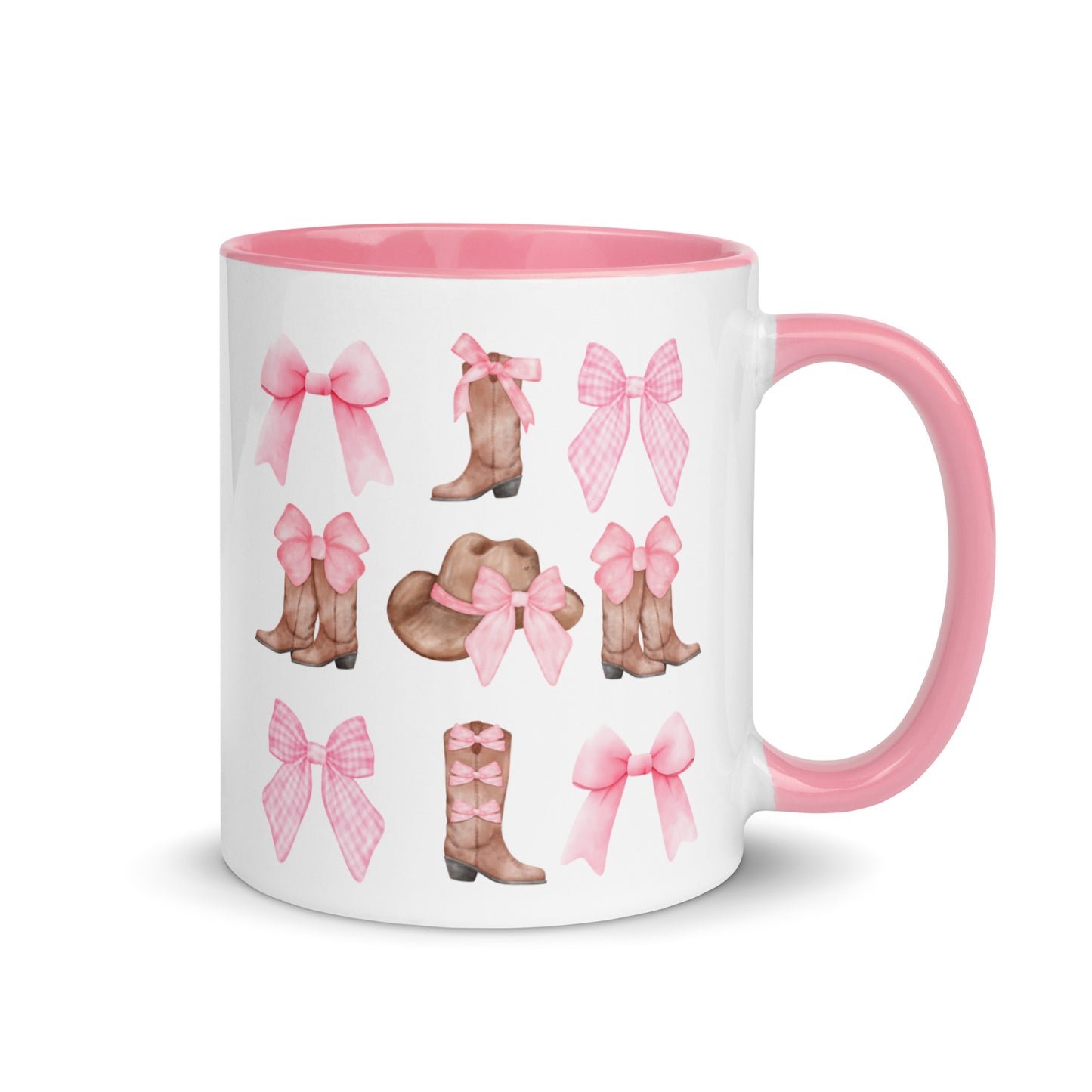 Boots n Bows Mug with Color Inside