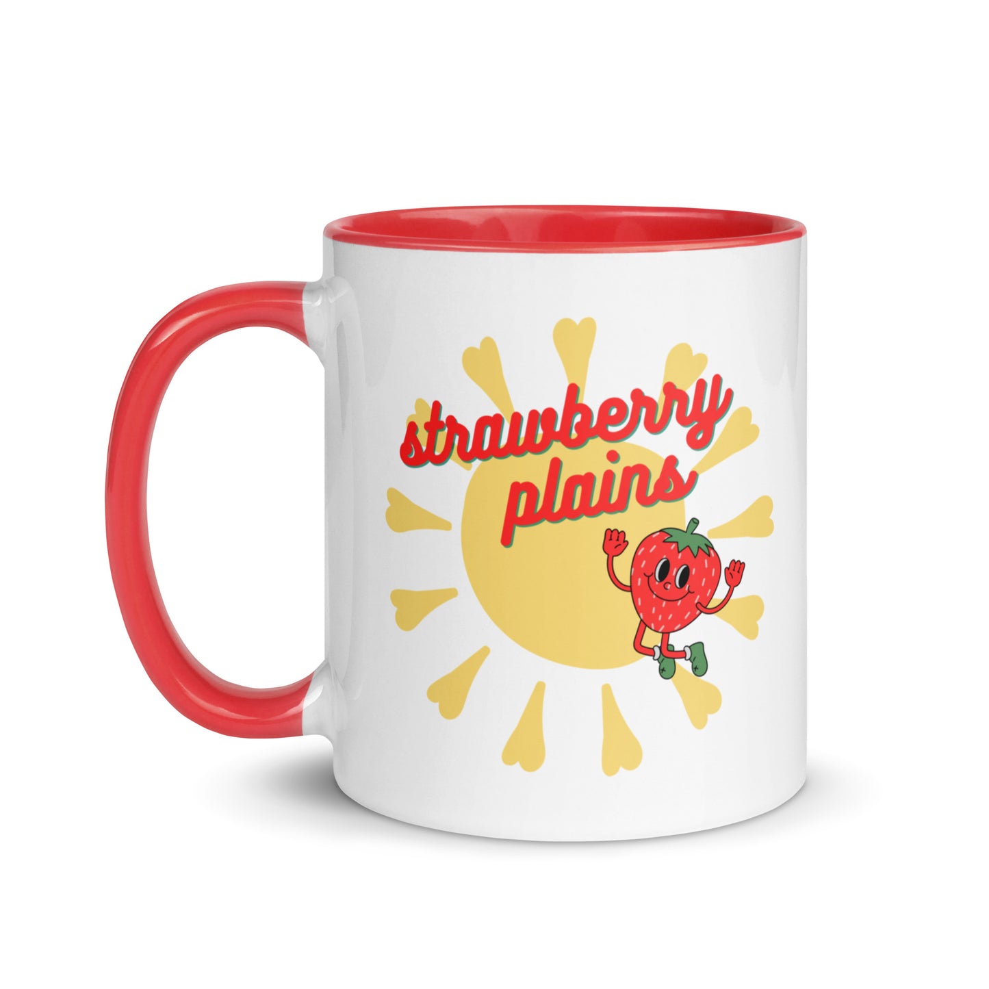 Strawberry Plains Sunshine Mug with Color Inside