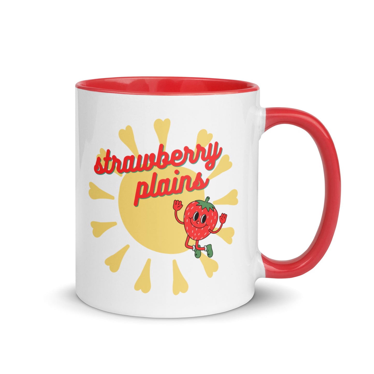 Strawberry Plains Sunshine Mug with Color Inside