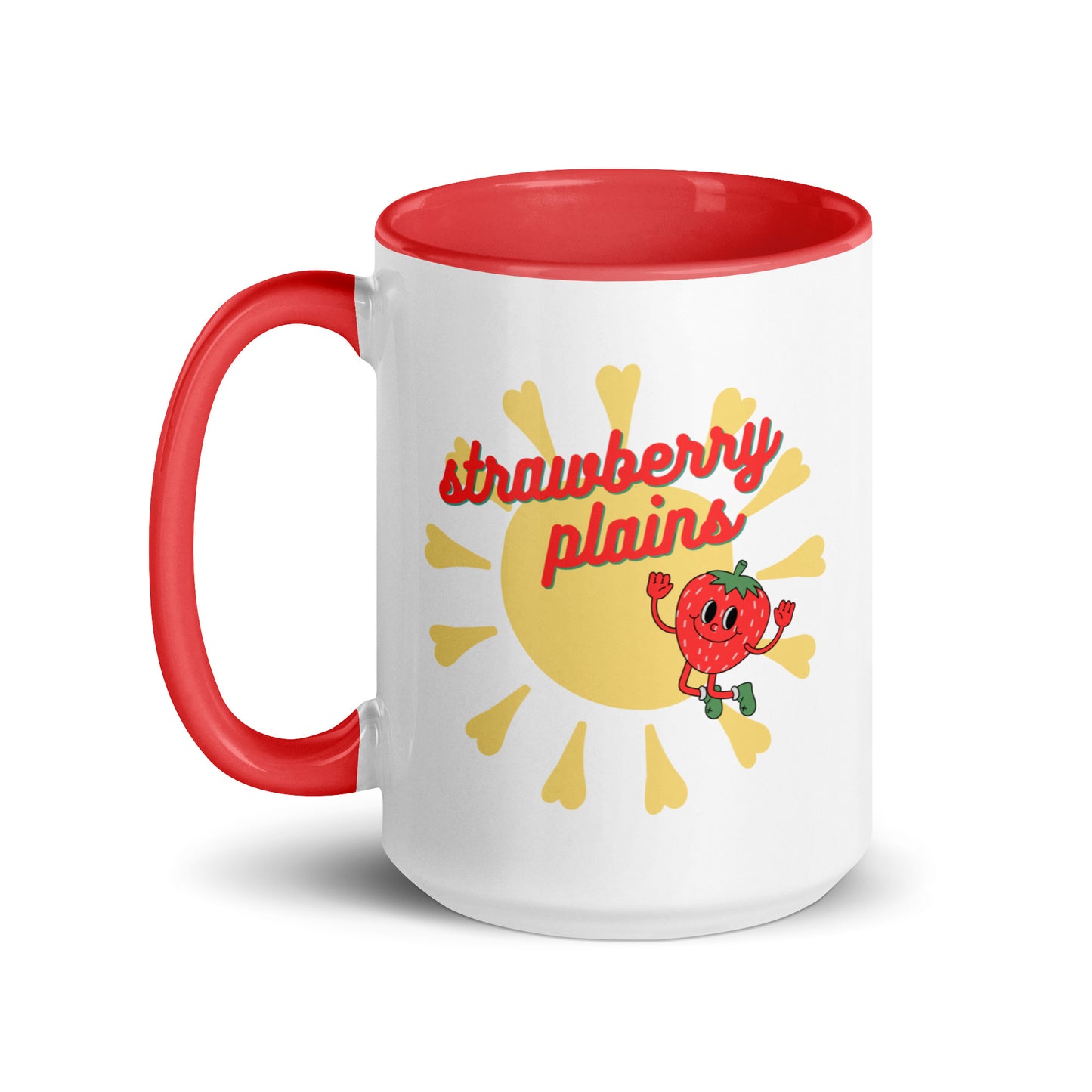 Strawberry Plains Sunshine Mug with Color Inside