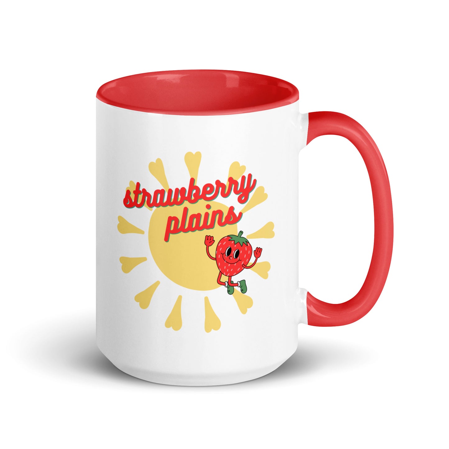 Strawberry Plains Sunshine Mug with Color Inside
