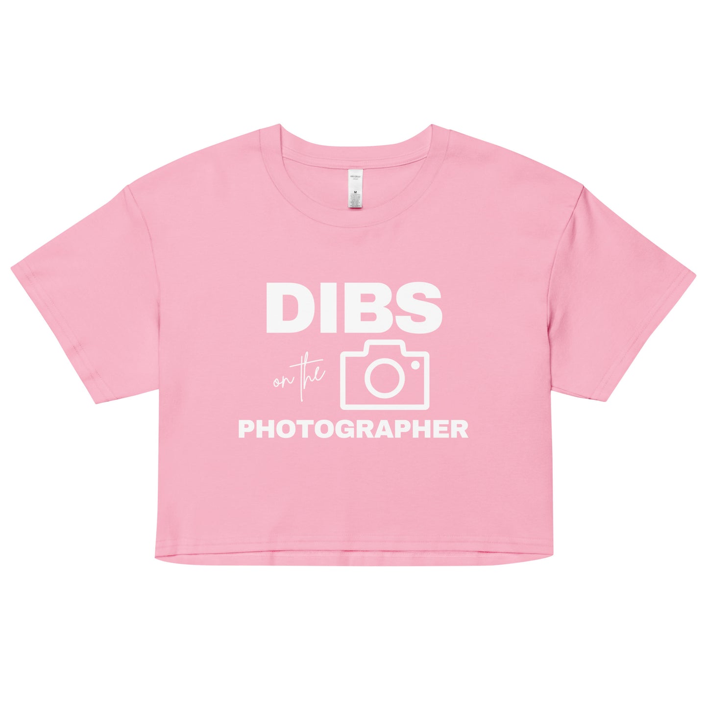 DIBS on the Photographer Women’s crop top