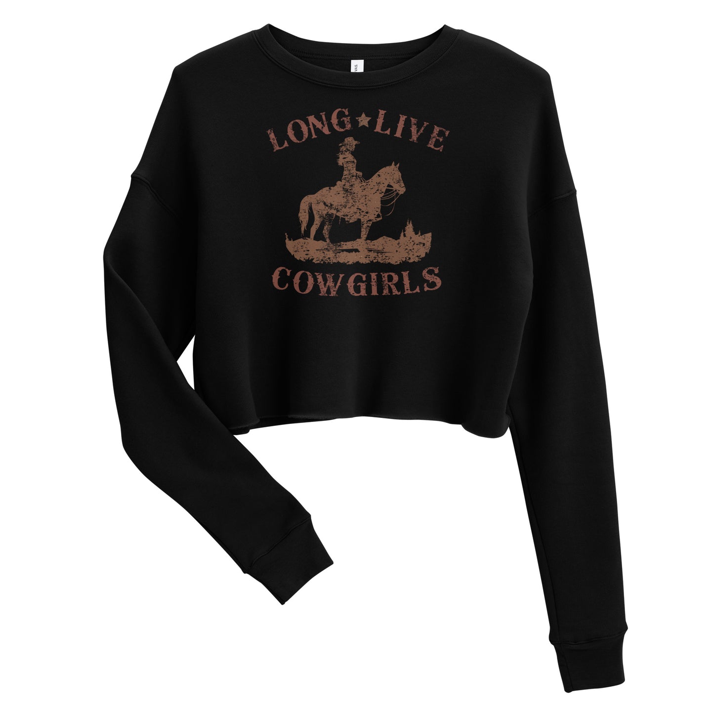 Long Live Cowgirls Crop Sweatshirt