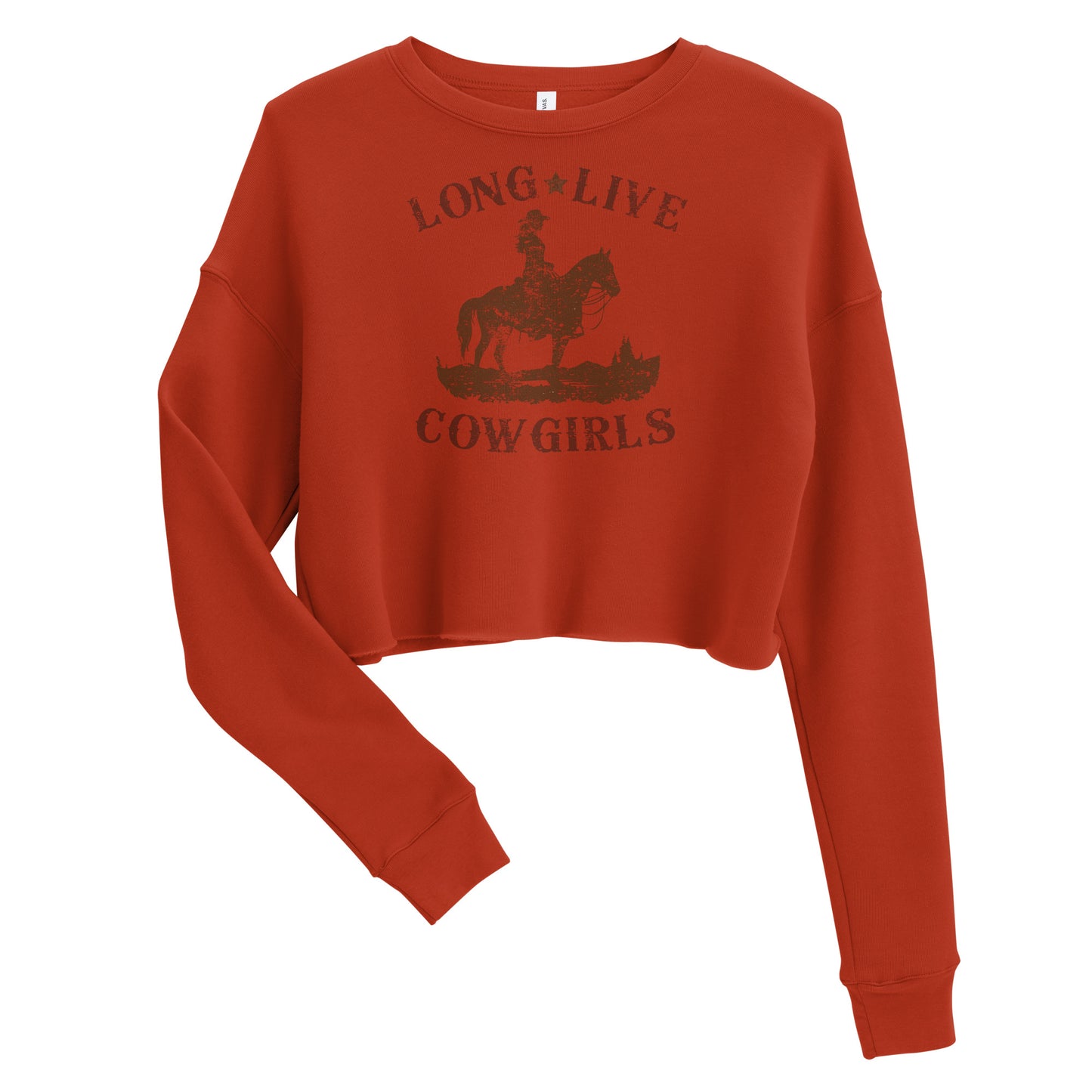 Long Live Cowgirls Crop Sweatshirt