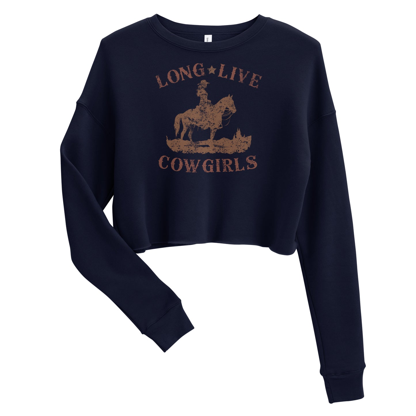 Long Live Cowgirls Crop Sweatshirt