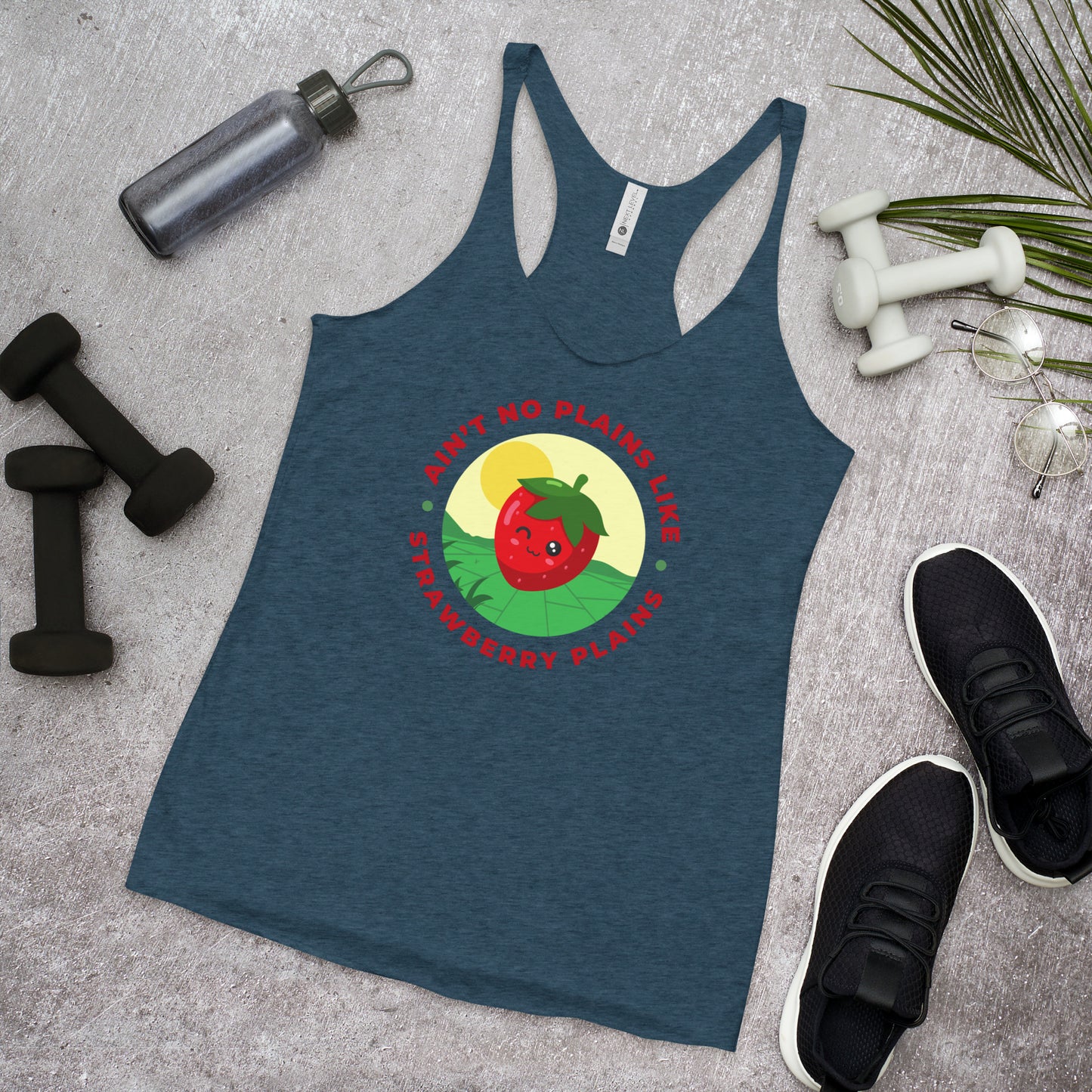 Ain't No Plains Like Strawberry Plains Women's Racerback Tank