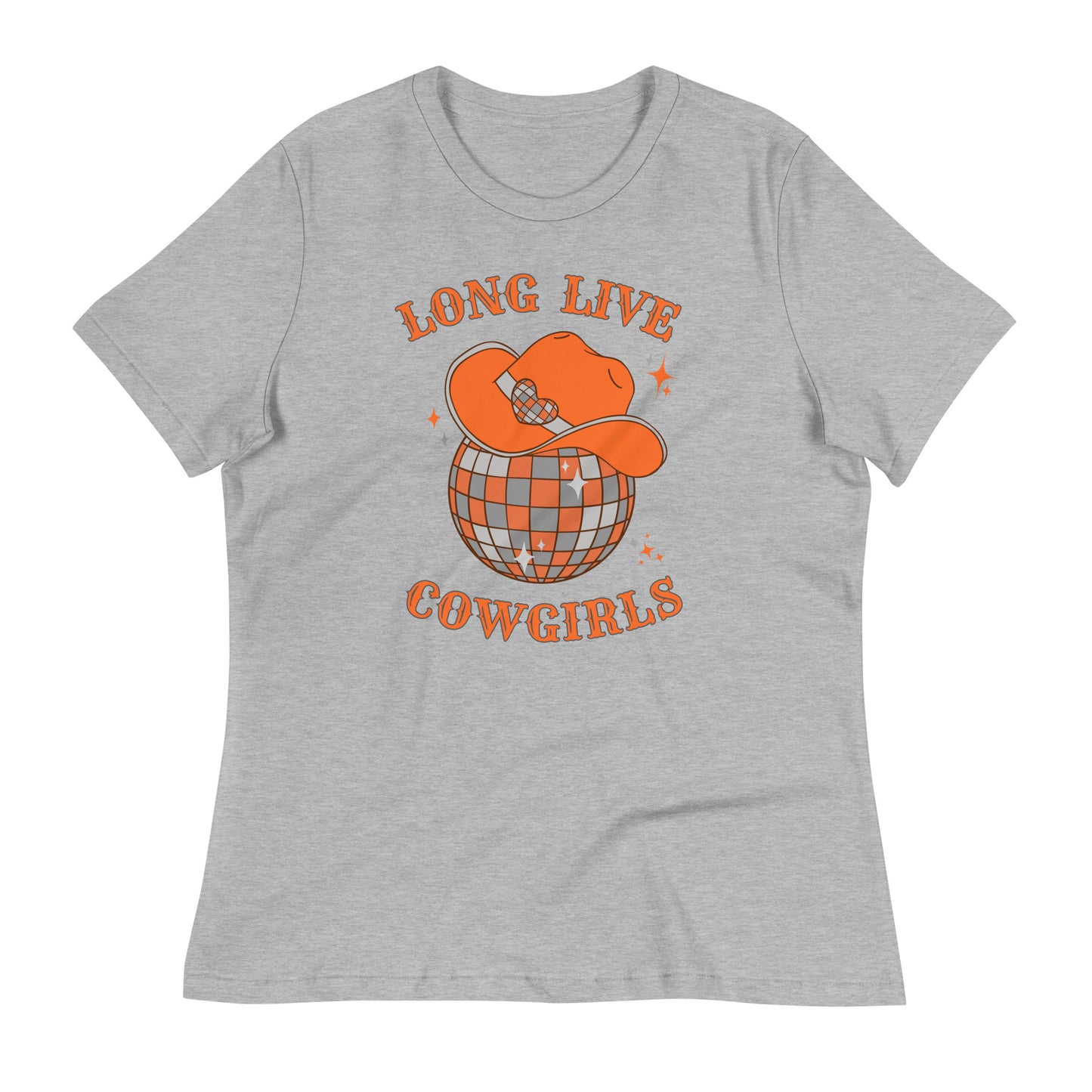 Long Live BIG ORANGE Cowgirls Women's Relaxed T-Shirt