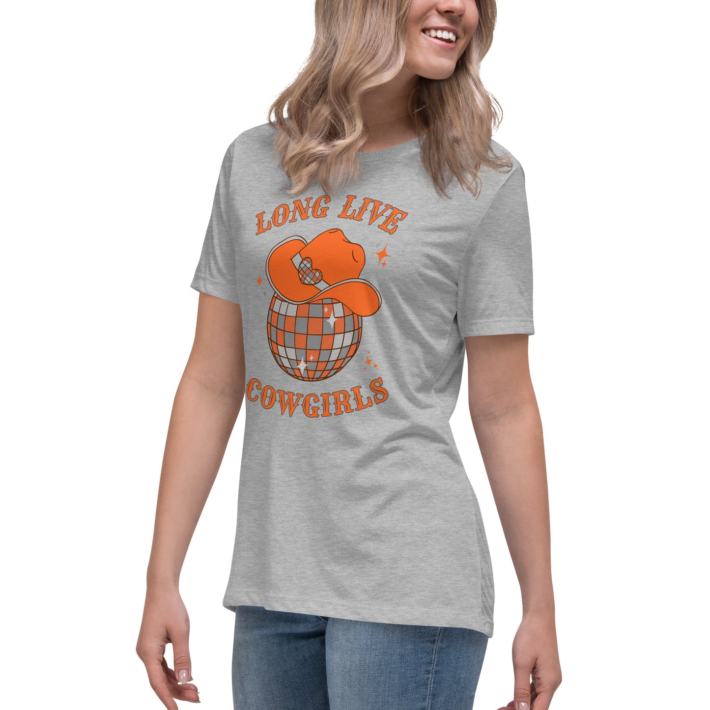 Long Live BIG ORANGE Cowgirls Women's Relaxed T-Shirt