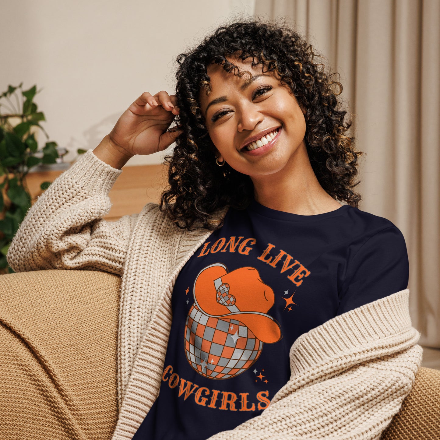 Long Live BIG ORANGE Cowgirls Women's Relaxed T-Shirt