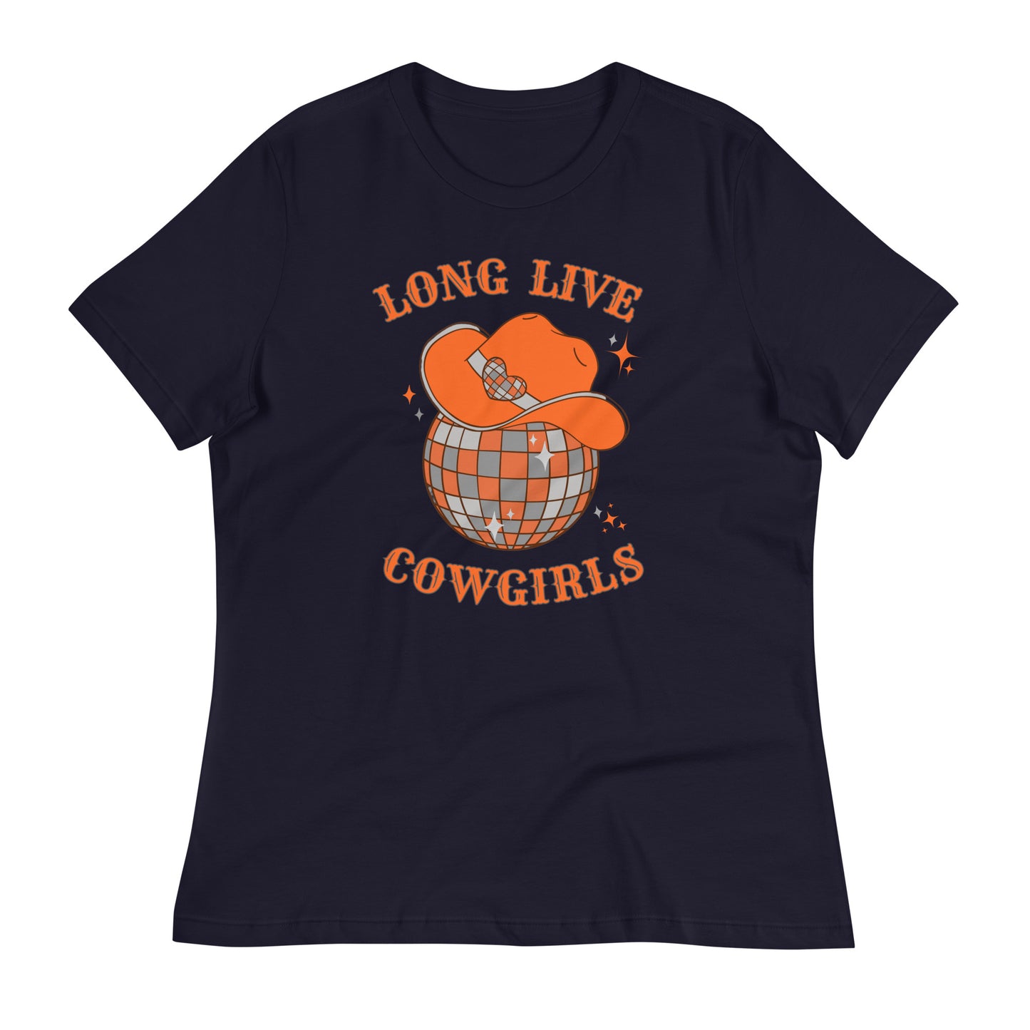 Long Live BIG ORANGE Cowgirls Women's Relaxed T-Shirt