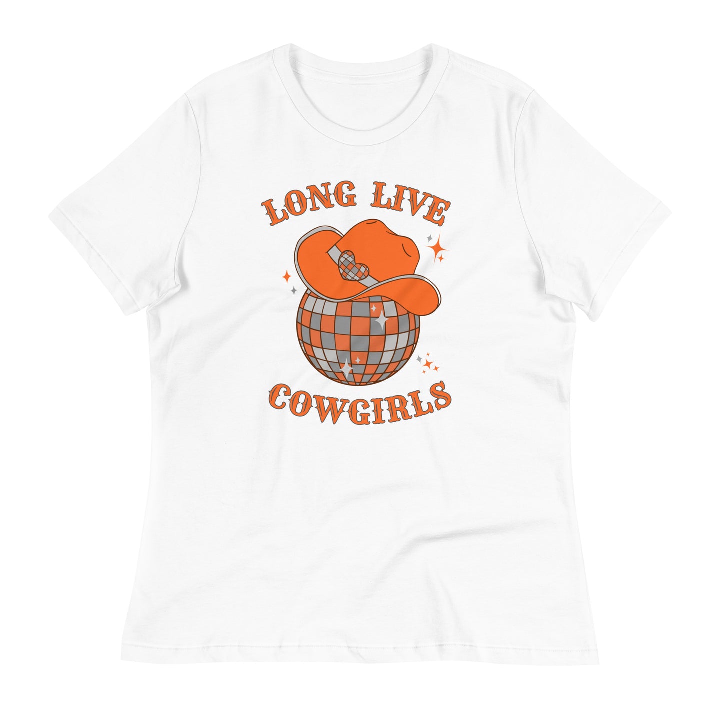 Long Live BIG ORANGE Cowgirls Women's Relaxed T-Shirt