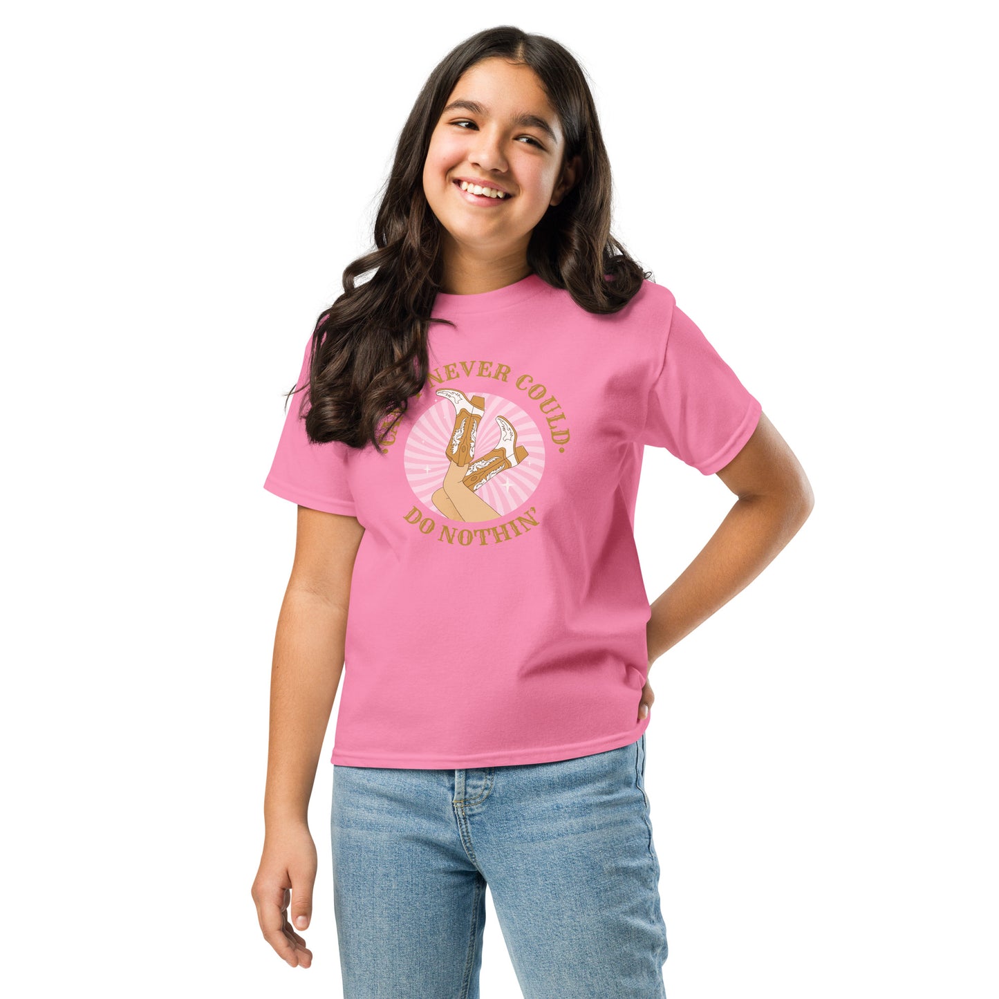 Can't Never Could Cowgirl Youth classic tee