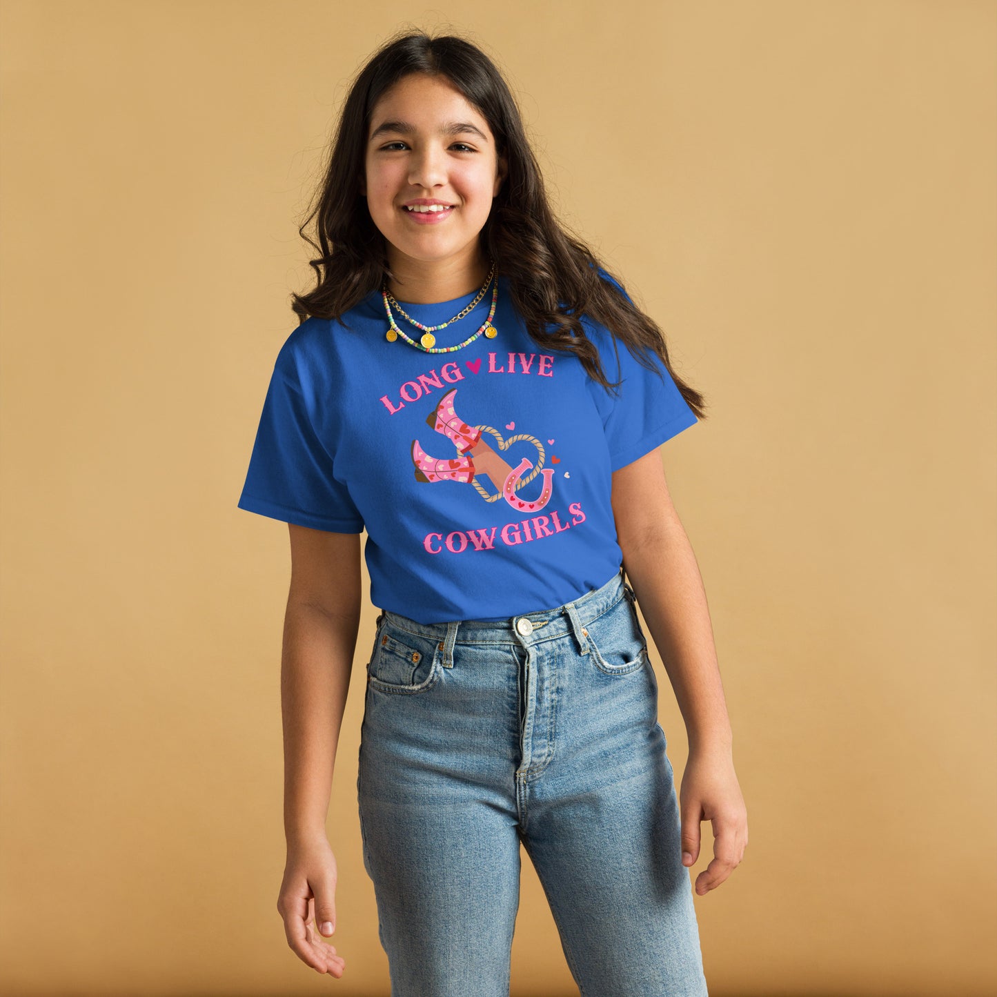 Long Live Cowgirls Boots-n-Hearts Youth classic tee