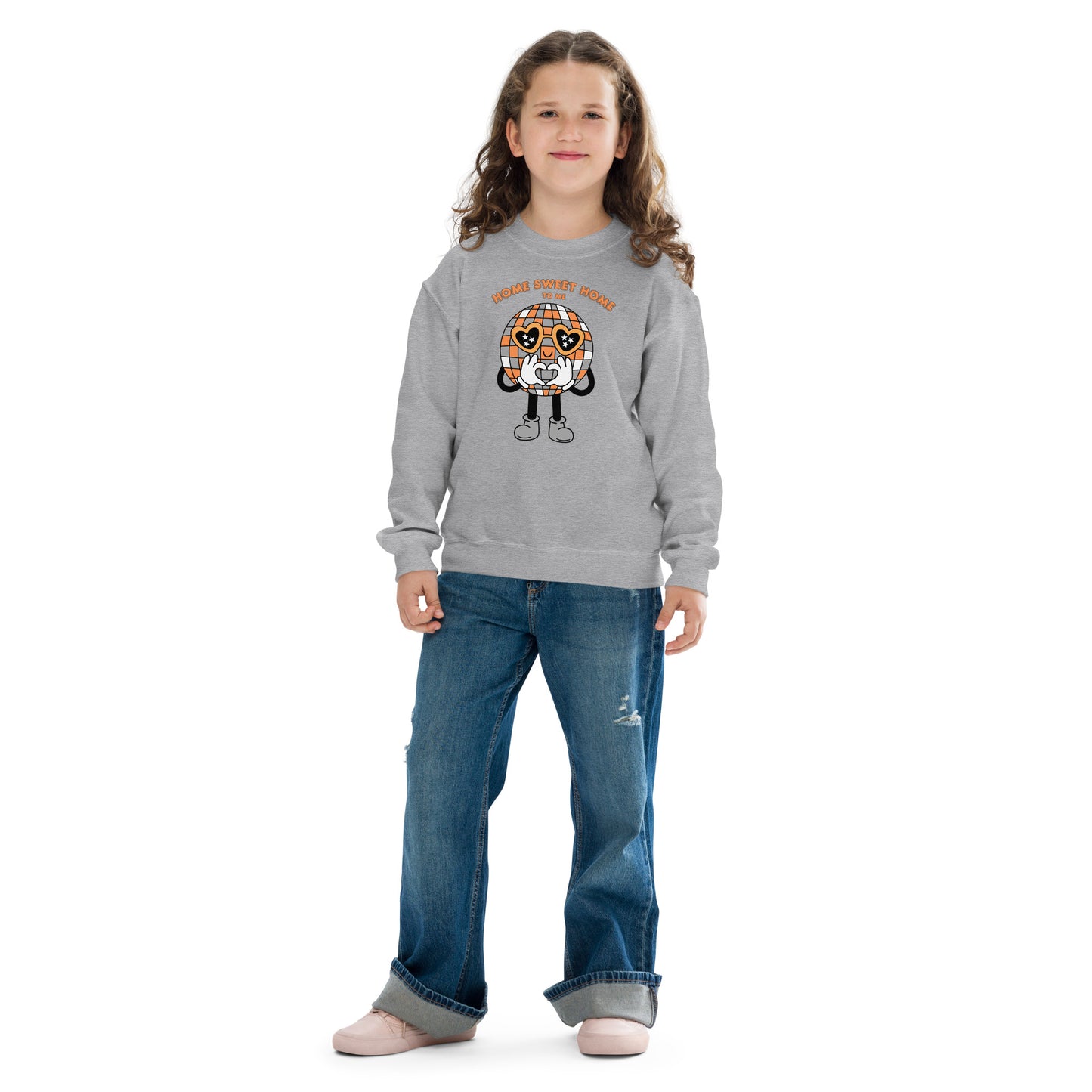 Home Sweet Home To Me Youth crewneck sweatshirt