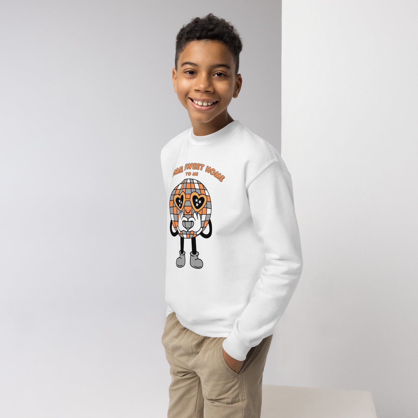 Home Sweet Home To Me Youth crewneck sweatshirt