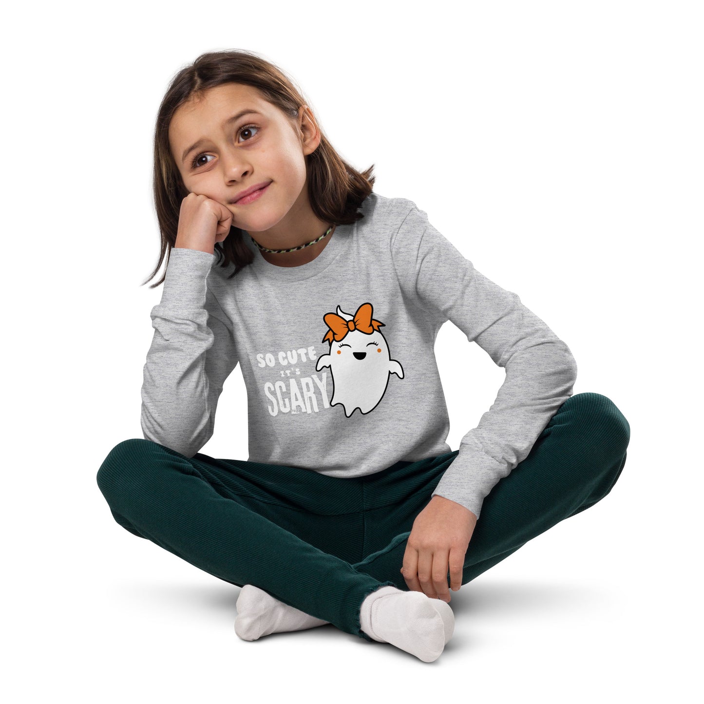 So Cute It's SCARY Youth long sleeve tee