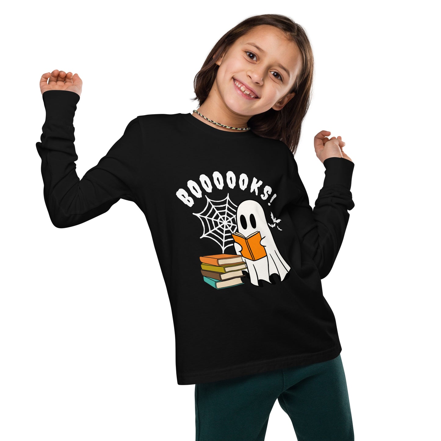 BOOOKS! Youth long sleeve tee