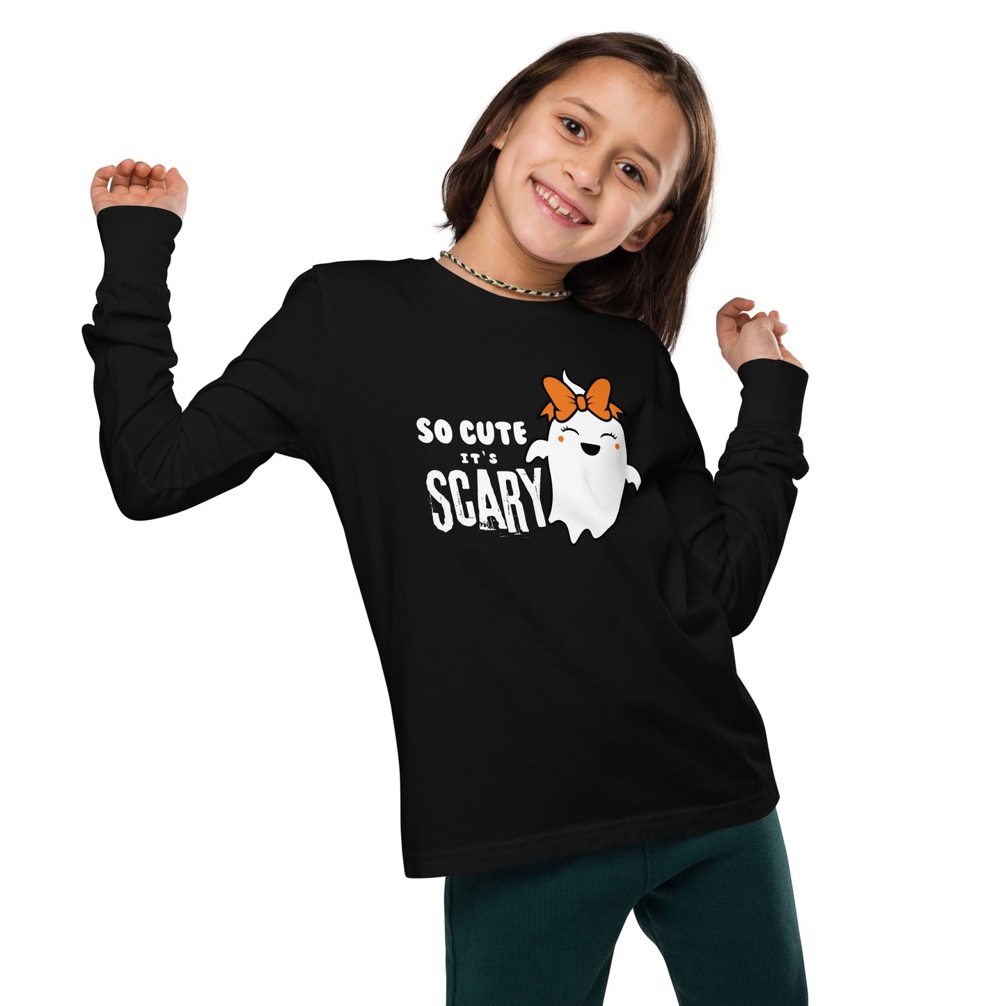 So Cute It's SCARY Youth long sleeve tee