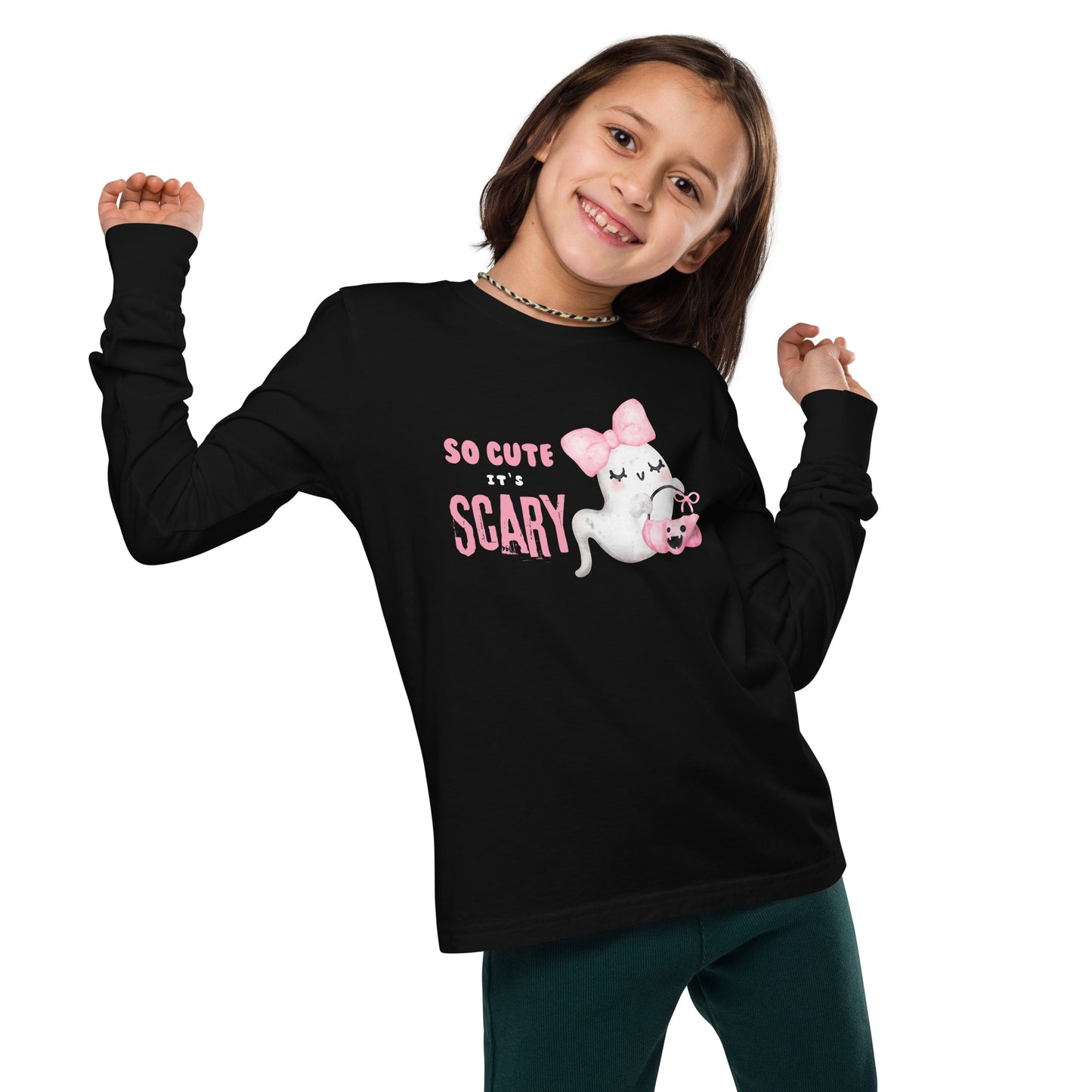 So Cute It's SCARY Youth long sleeve tee