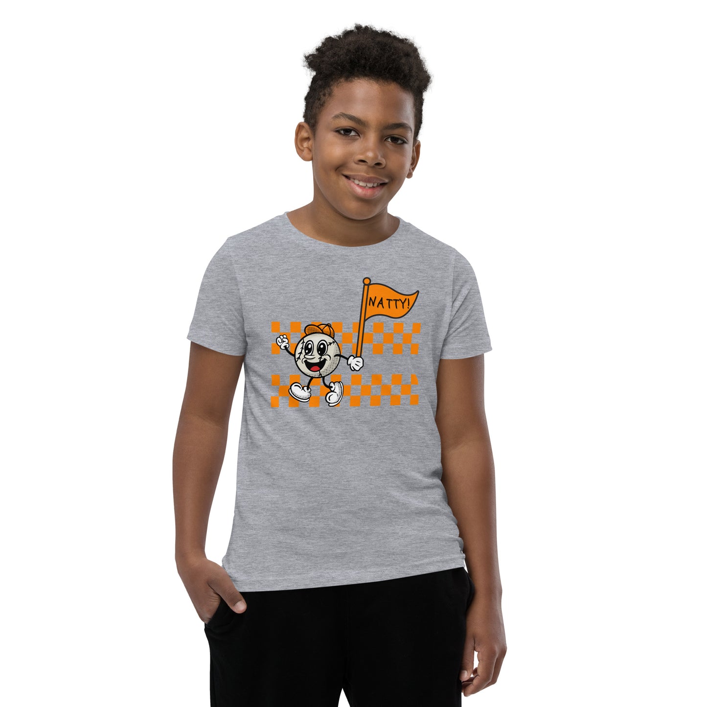 NATTY! Flag Youth Short Sleeve T-Shirt