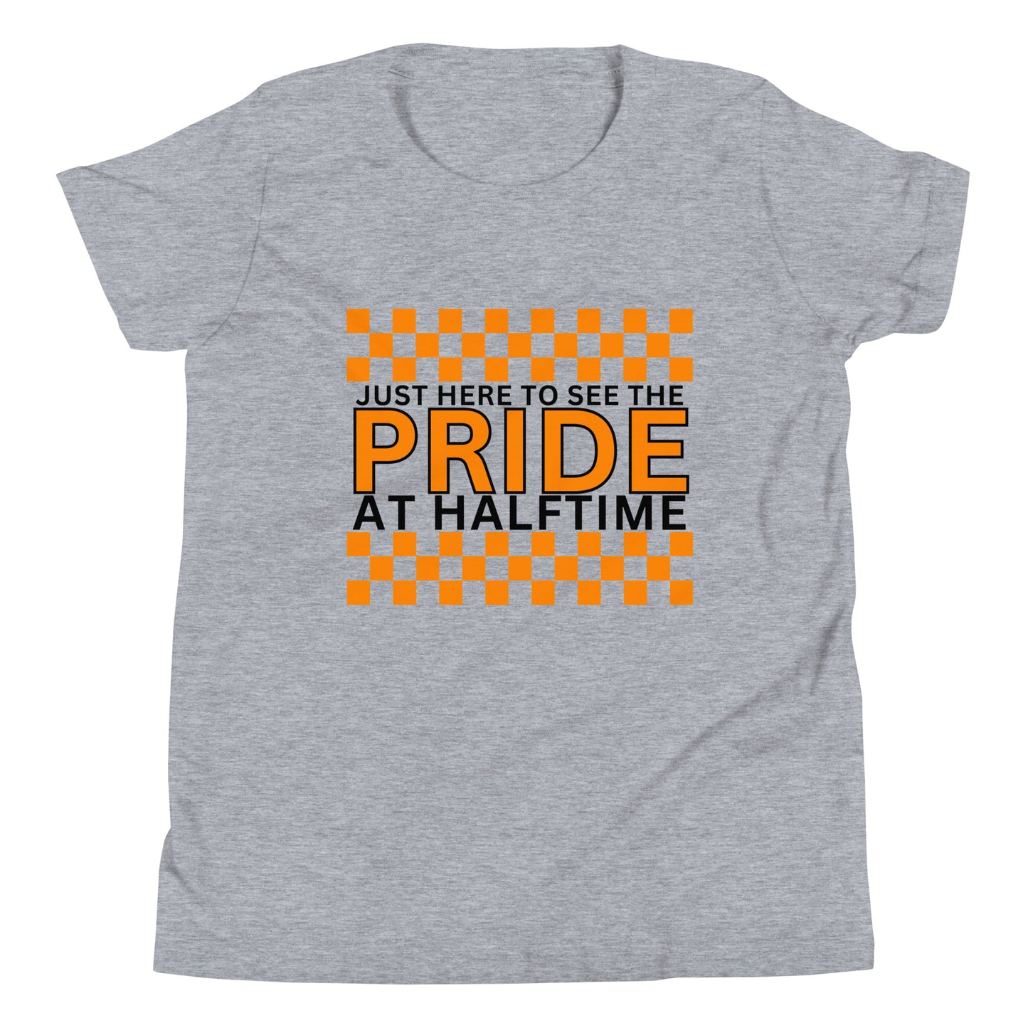 Pride at Halftime Checkerboard Youth Short Sleeve T-Shirt