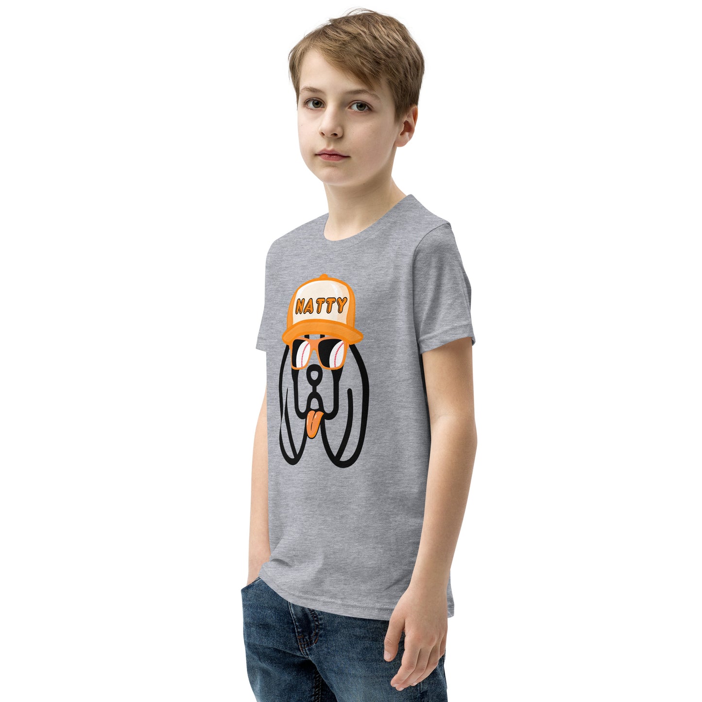 Natty Hound Dog Youth Short Sleeve T-Shirt